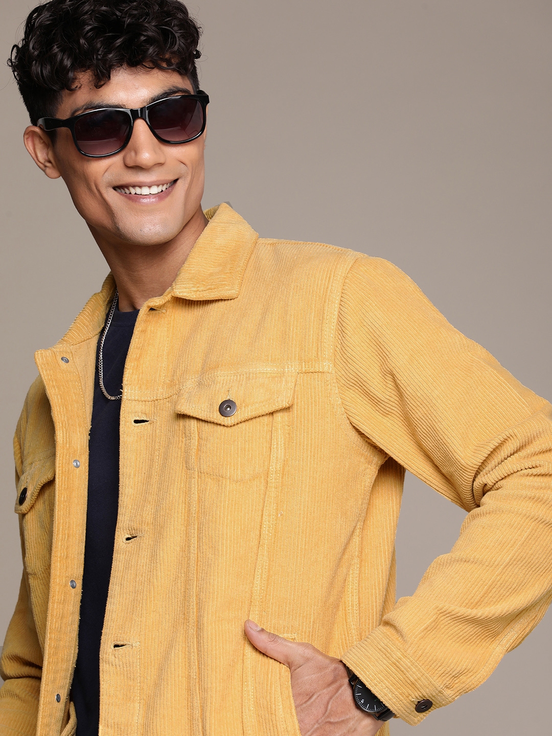 Buy WROGN Men Pure Cotton Corduroy Tailored Jacket Jackets for Men 23581394 Myntra
