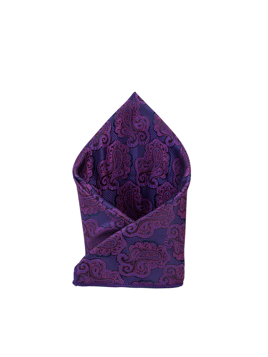 The Tie Hub Men Paisley Printed Woven Designed Pocket Square