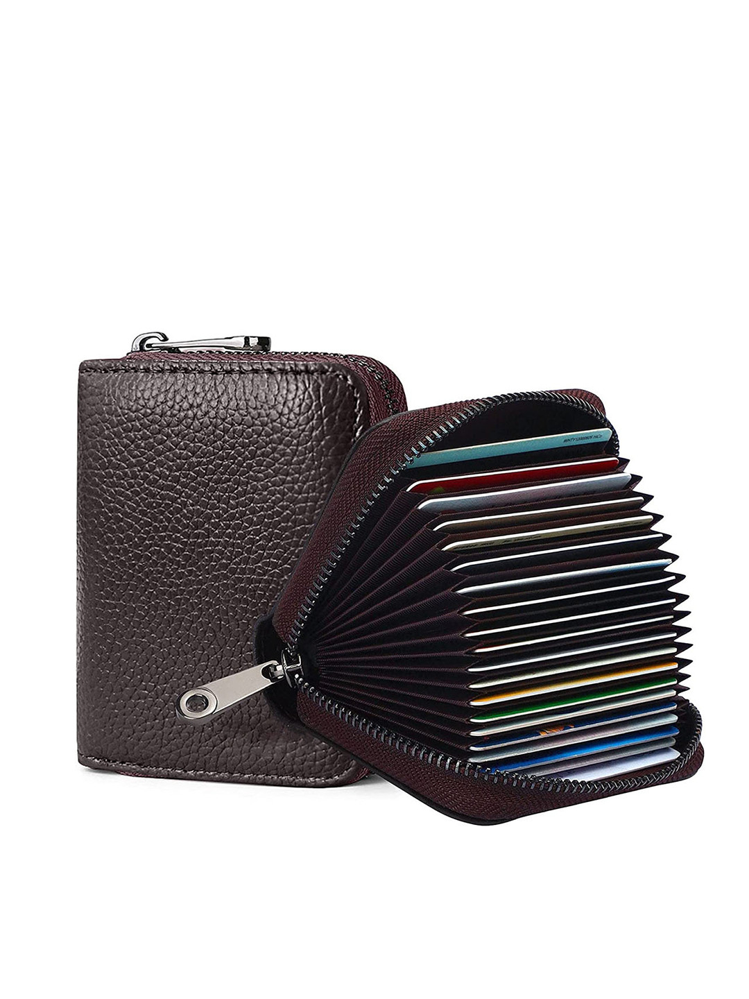 CONTACTS Short Genuine Leather Card Holder