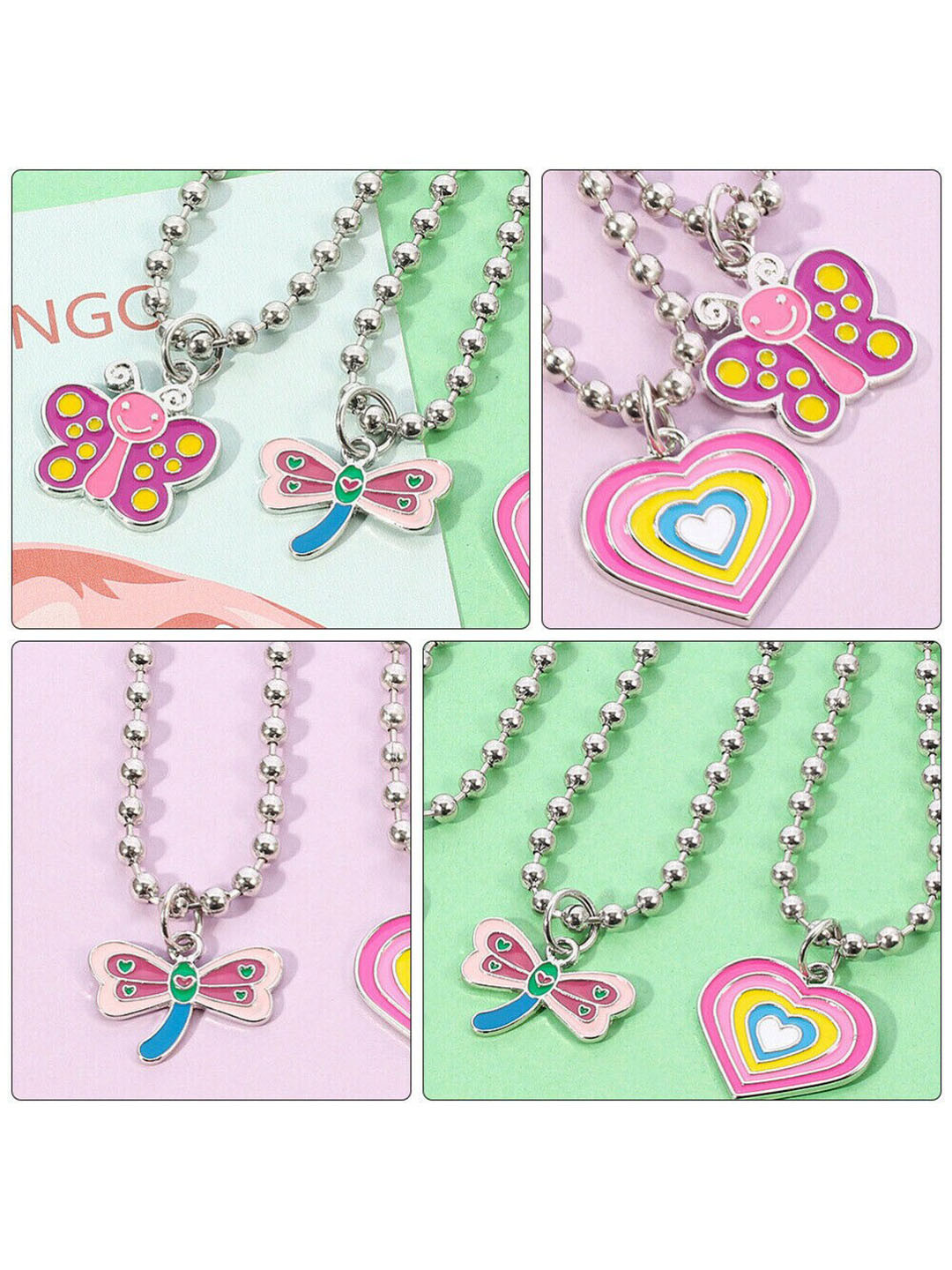 EL REGALO Girls Set of 3 Necklaces