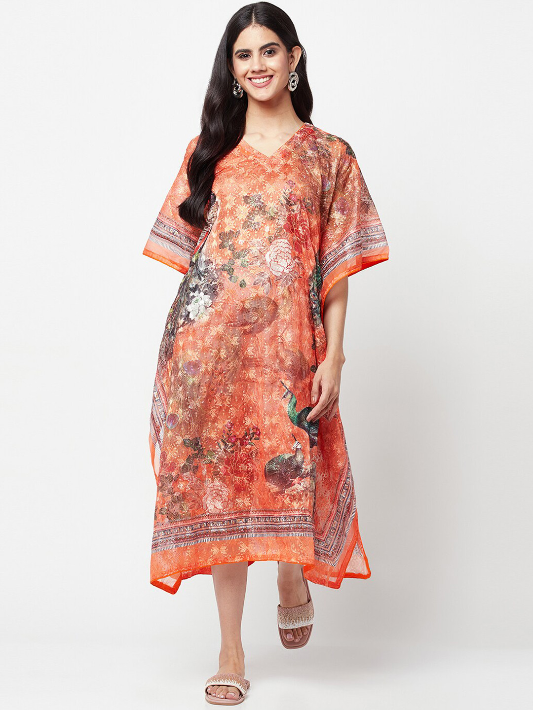 La Vastraa Embroidered Cover up Top