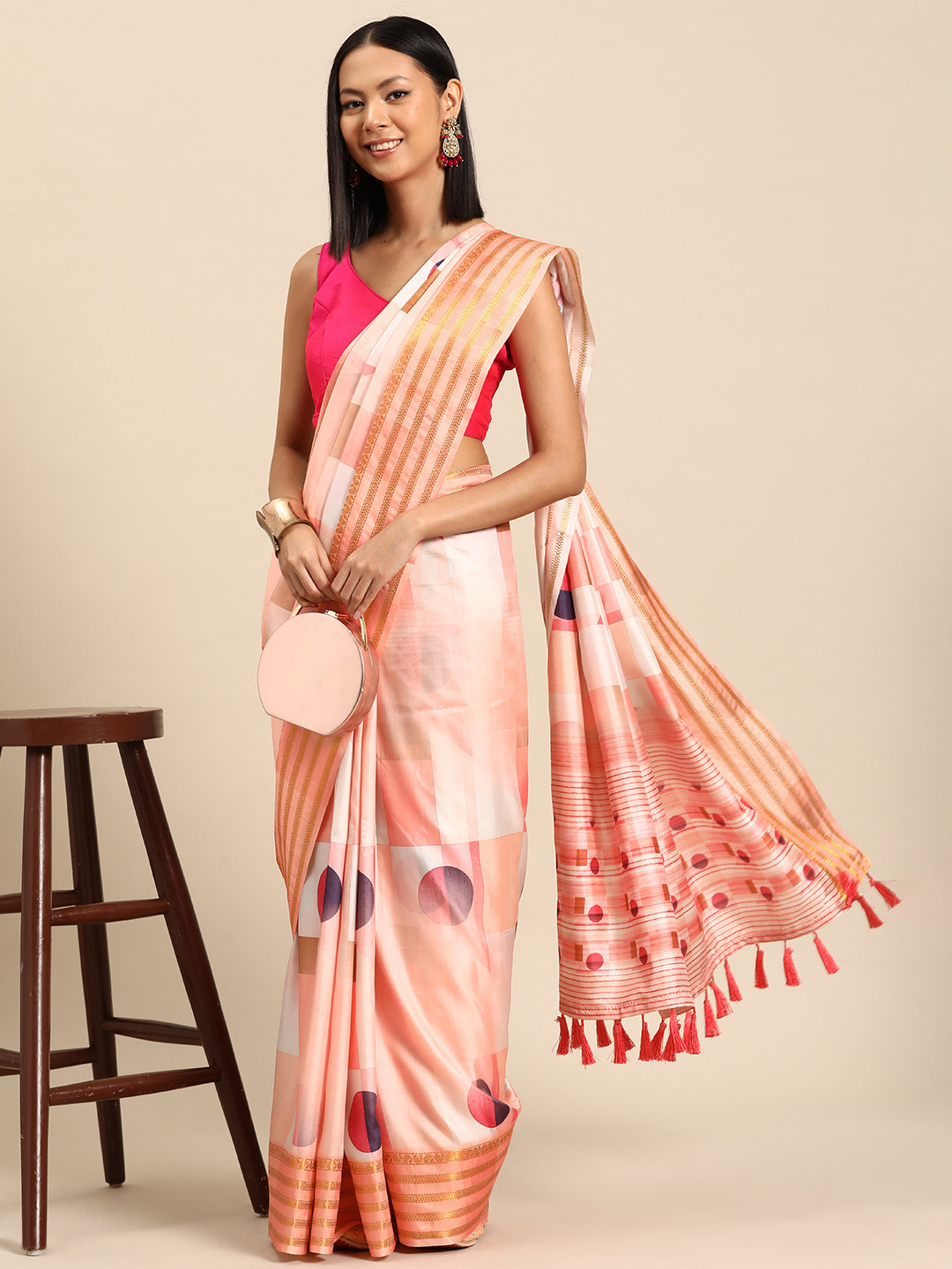 Silk Land Banarasi Soft Silk Digital Print saree