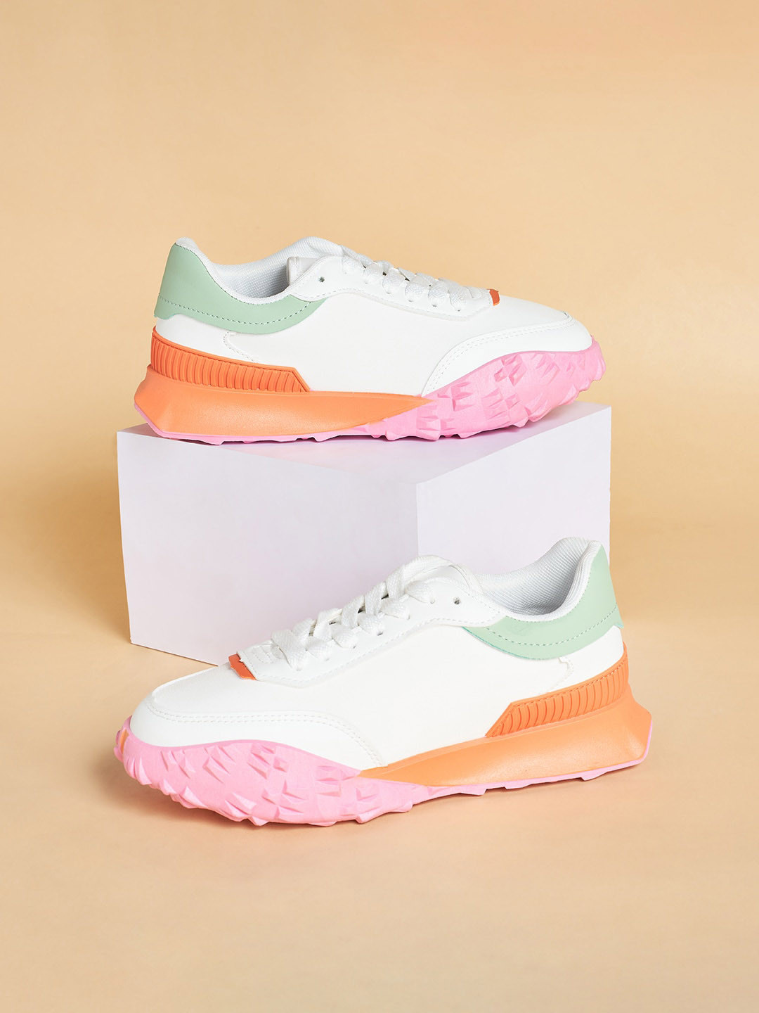 Forever Glam by Pantaloons Women Contrast Sole Sneakers