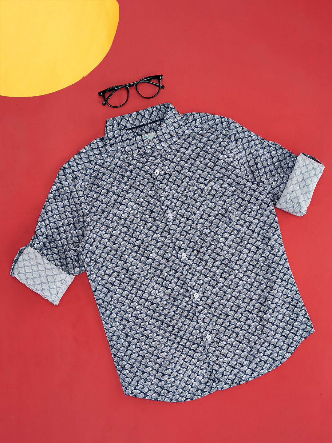 Pantaloons Junior Boys Opaque Formal Printed Casual Shirt