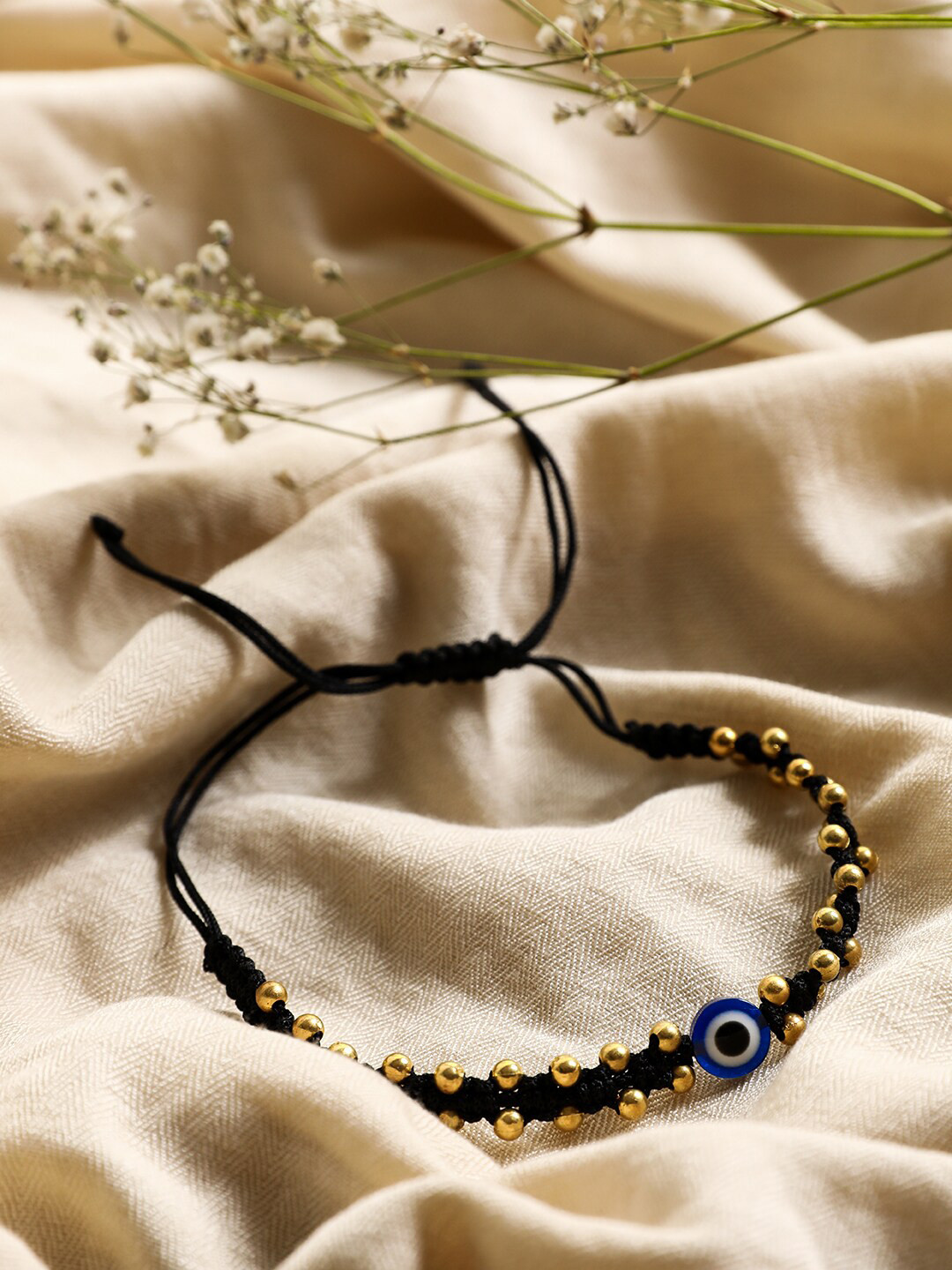 PANASH Thread Beads Evil Eye Anklet