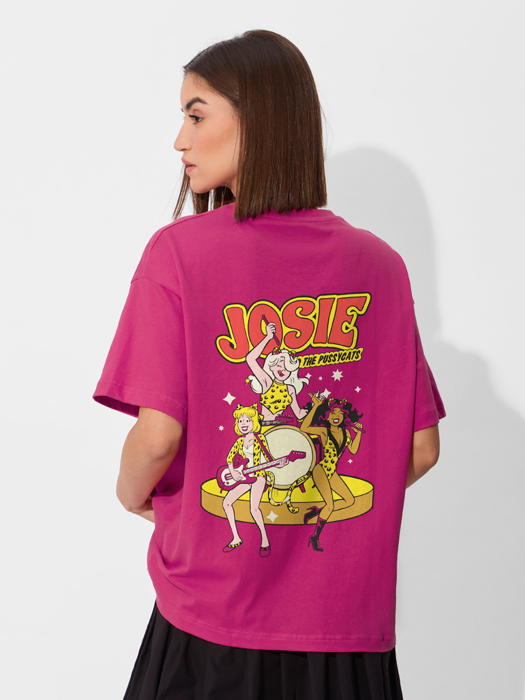 The Souled Store Archie Graphic Printed Oversized Pure Cotton T-Shirt