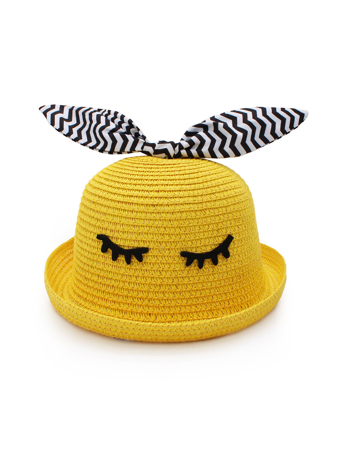 JENNA Boys Printed Straw Design Sun Hat