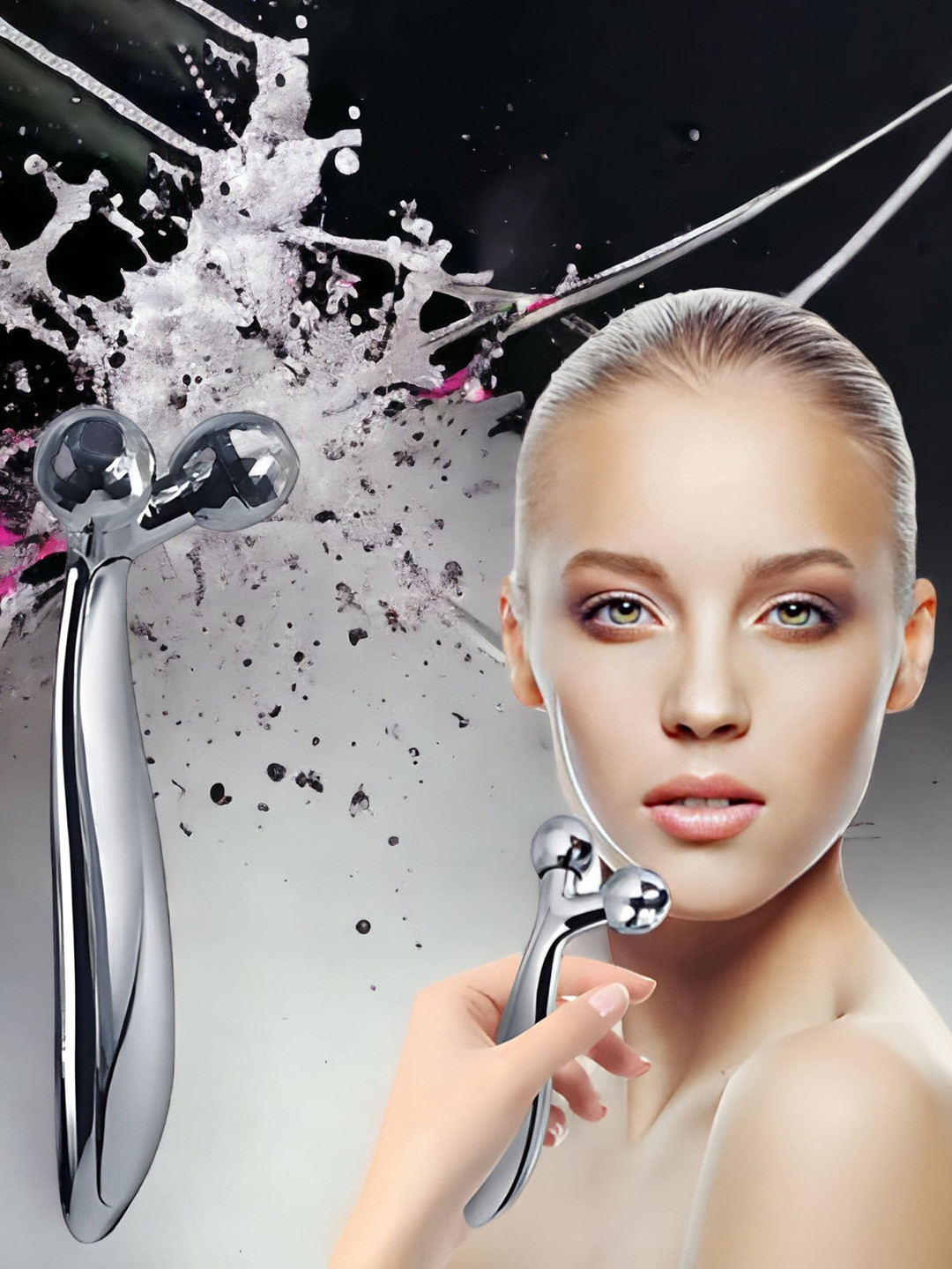 Hill Islands 3D Facial Massager Jade Roller