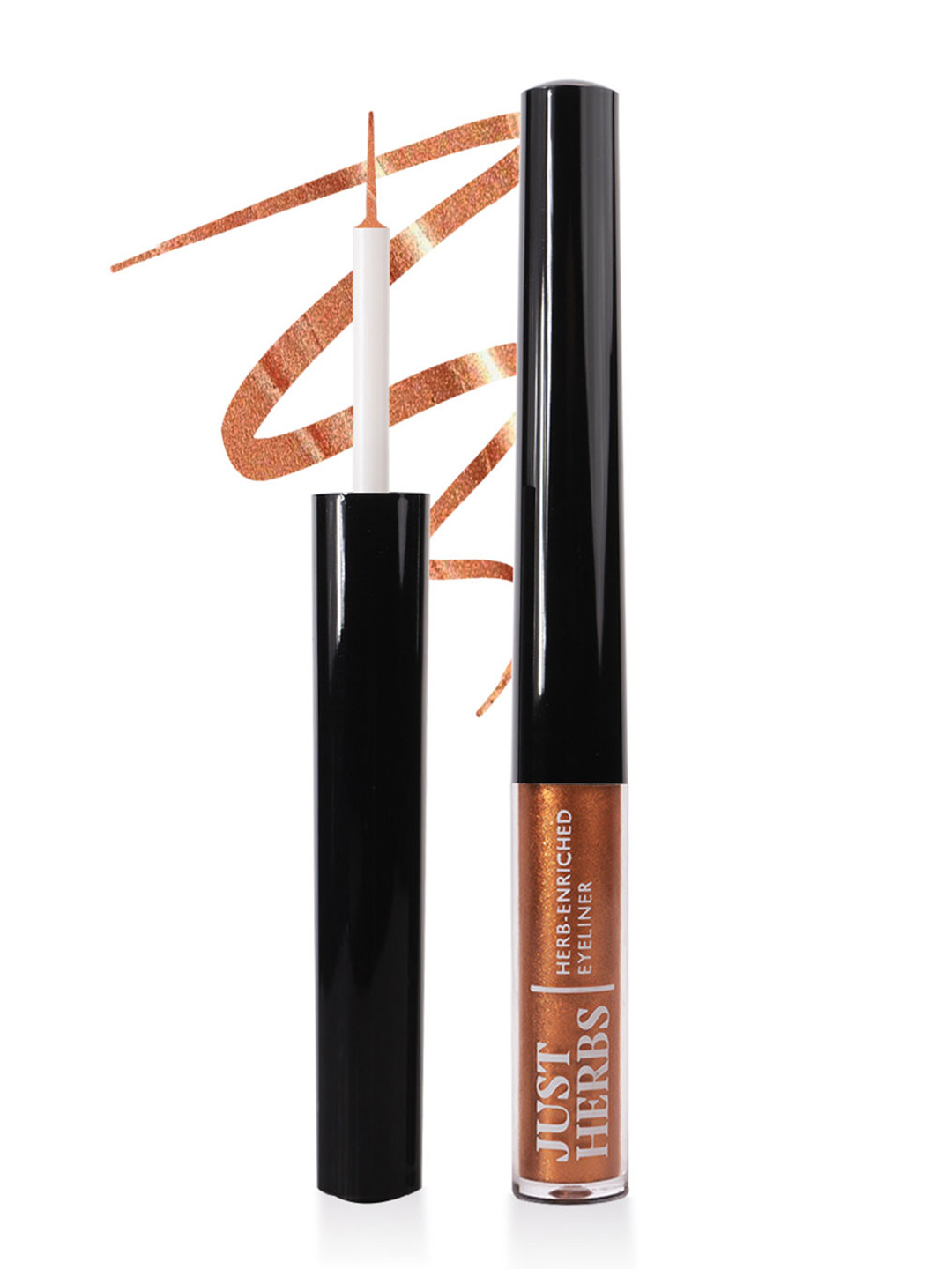 Just Herbs Waterproof Herb-Enriched Liquid Eyeliner 2.5 ml - Copper Luxe