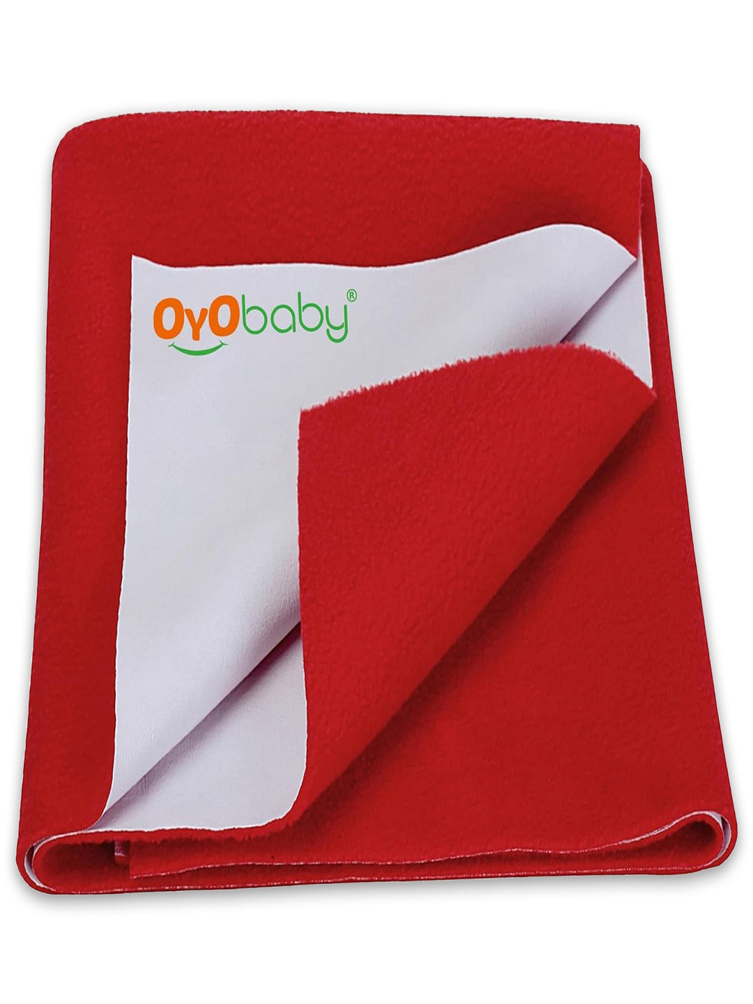 OyO Baby Red Waterproof & Baby Dry Sheet Polycotton Mattress Protector