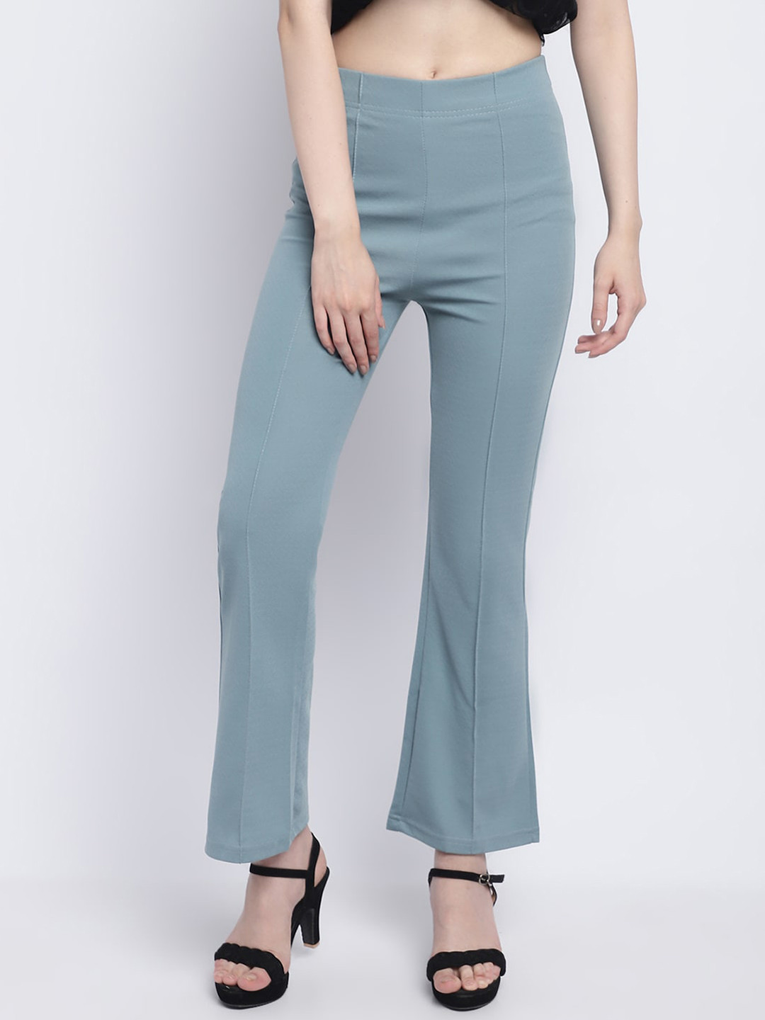 Wuxi Women Relaxed Straight Leg Straight Fit Trousers