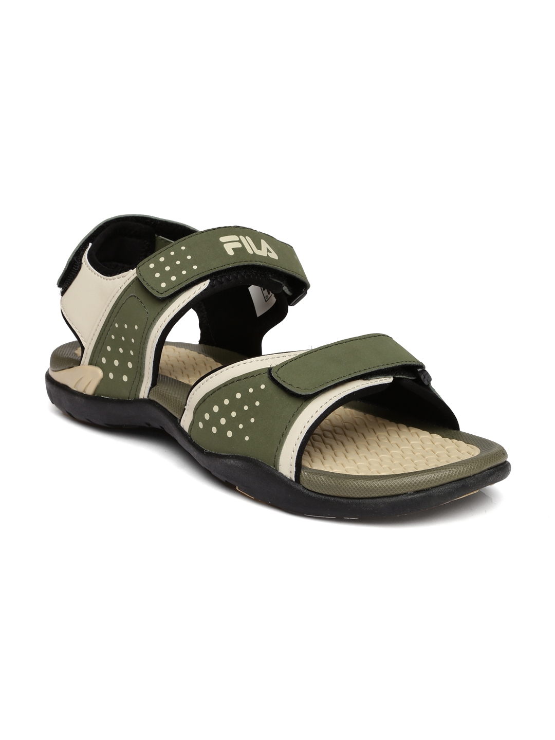 FILA Men Olive Green RUFINO Sports Sandals