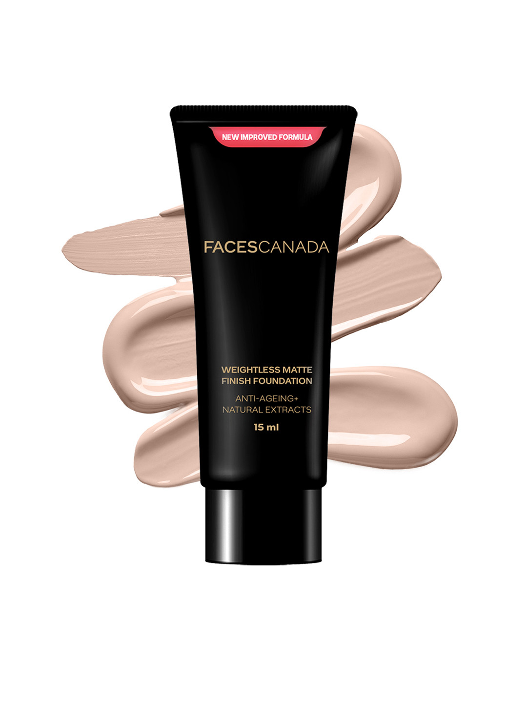 FACES CANADA Weightless Matte Finish Anti-Ageing Foundation 15 ml - Rose Ivory 01