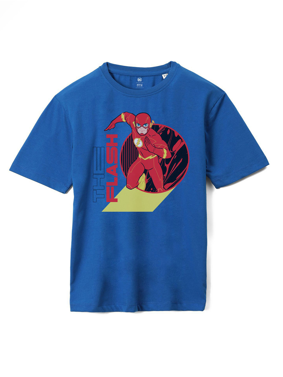 Wear Your Mind Boys Flash Graphic Printed Regular Sleeves Cotton Oversized T-shirt