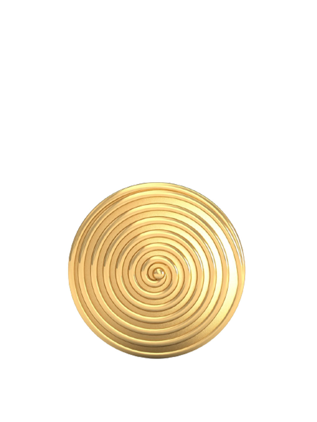 KUBERBOX  Spiral Gold 18KT Gold Nose Stud-0.92gm