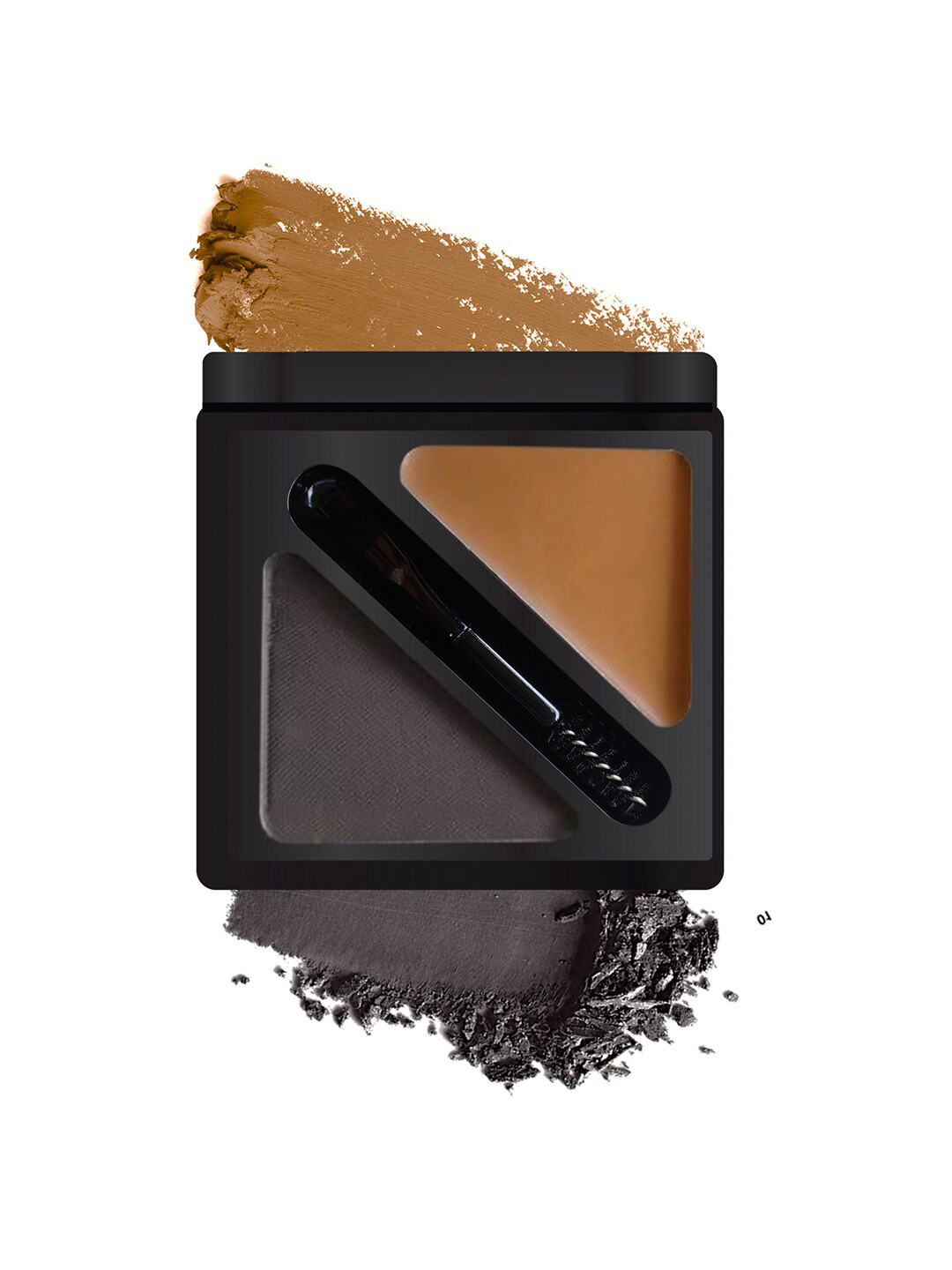 FACES CANADA Long Lasting HD Shape Up Tinted Wax & Powder Eyebrow Duo Kit-2.8g-Grey 01