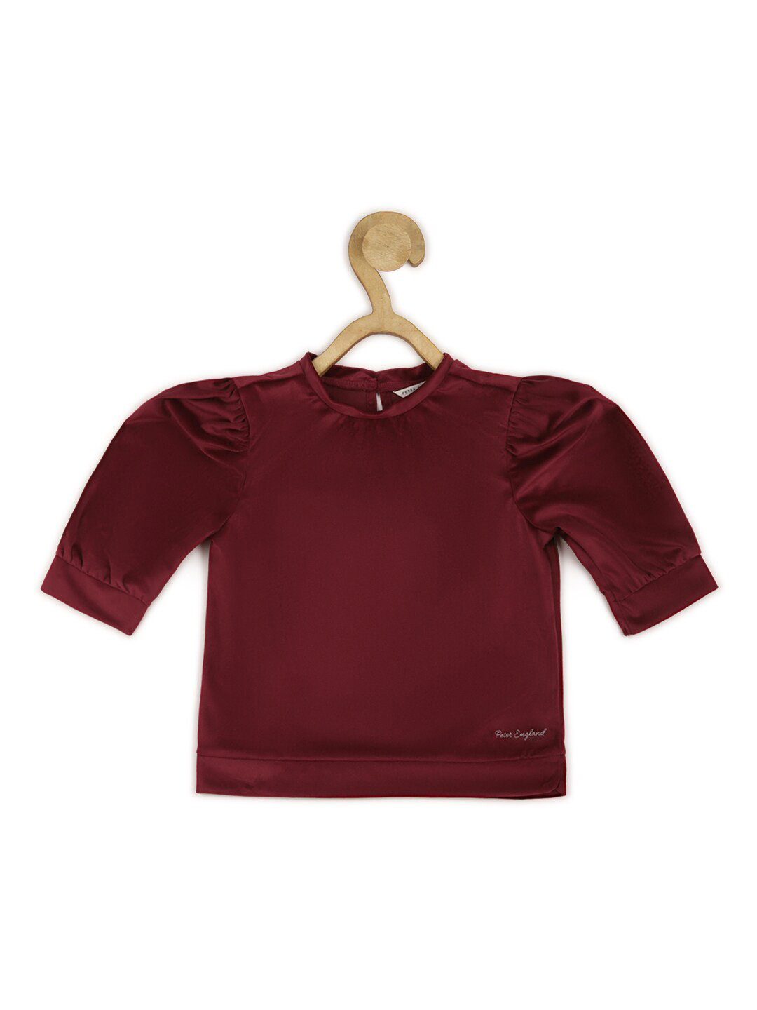Peter England Girls Puff Sleeves Top