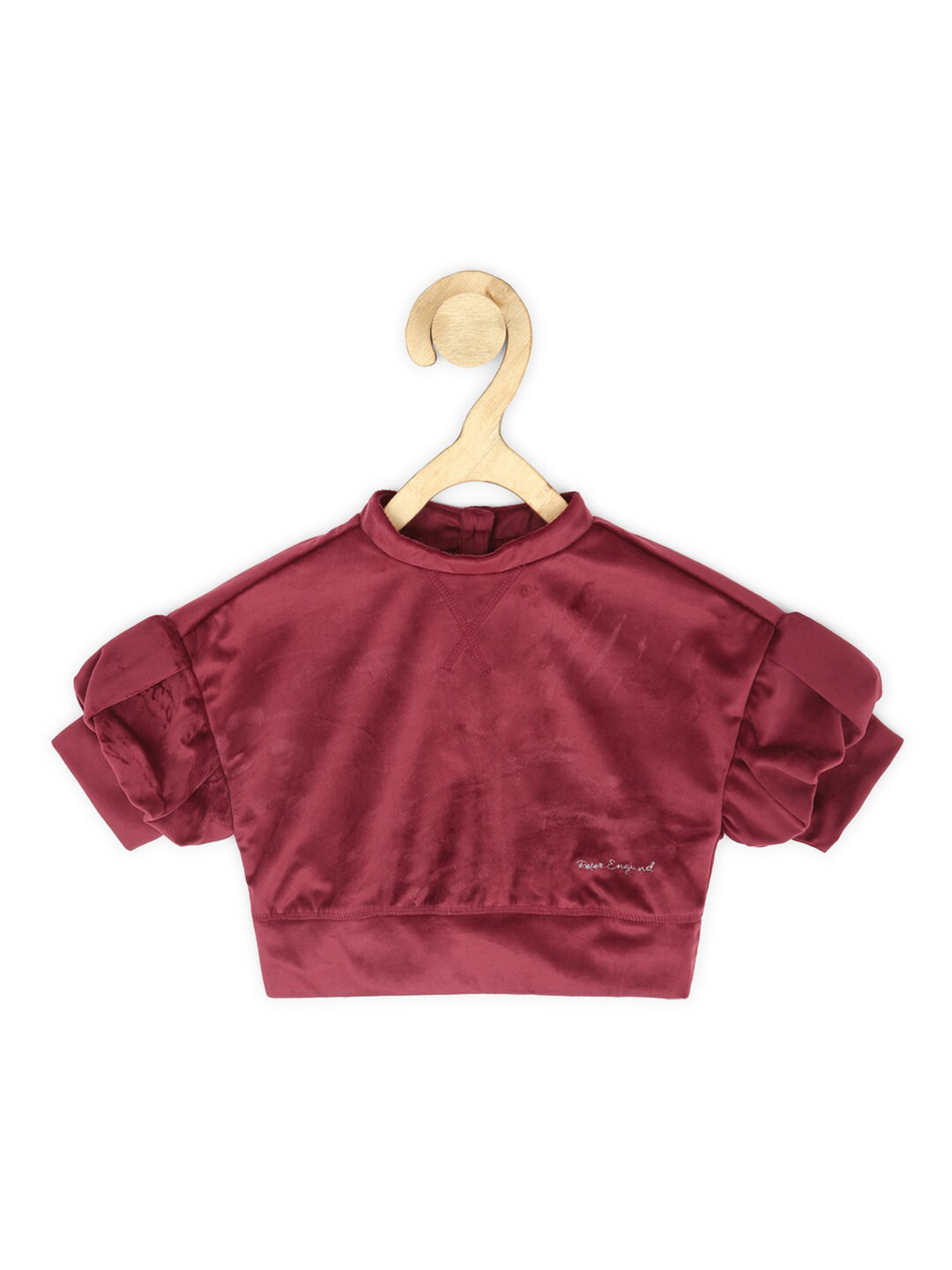 Peter England Girls Puffed Sleeve Top