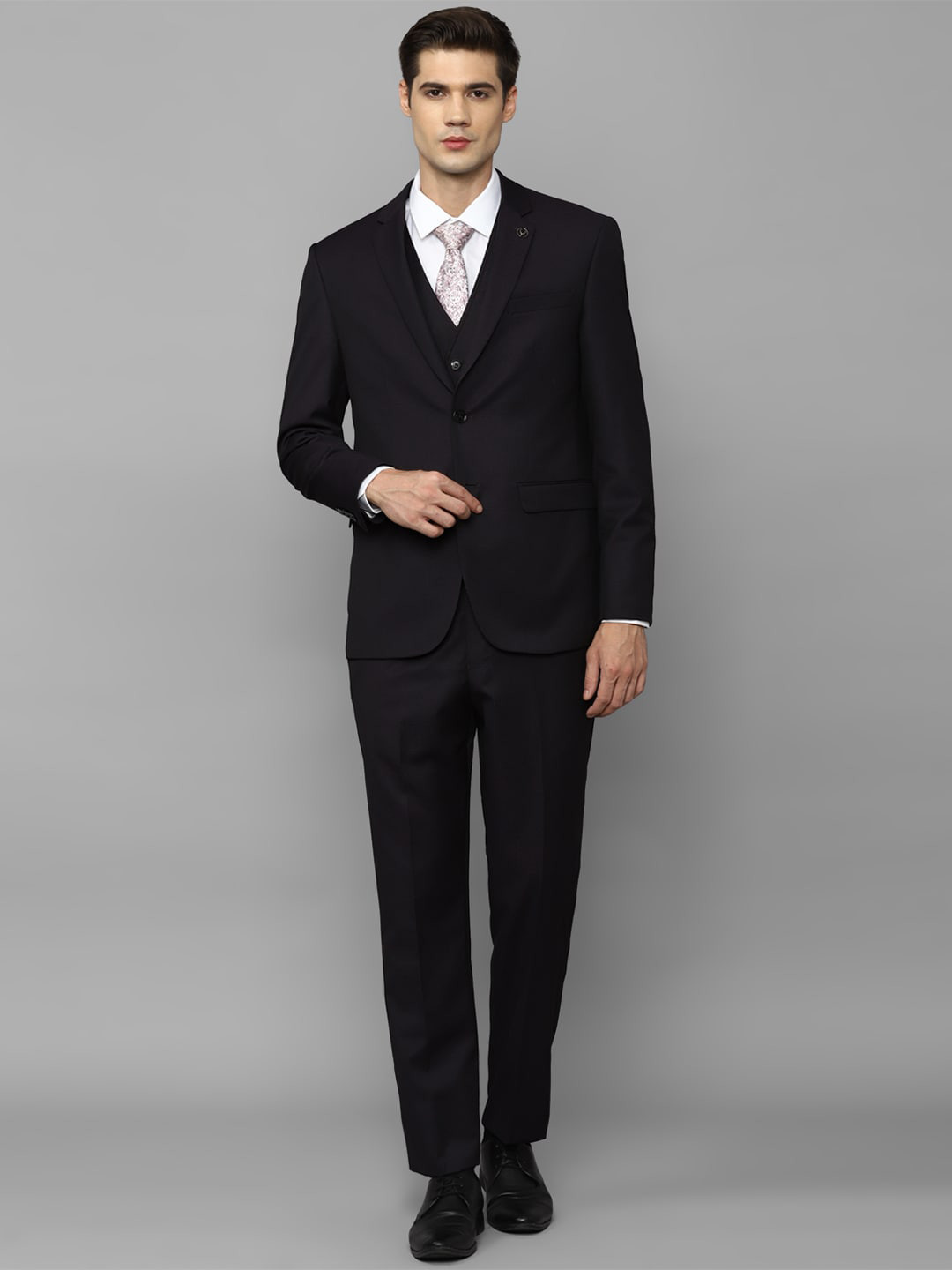 Allen Solly Single-Breasted 3 Piece Formal Suit