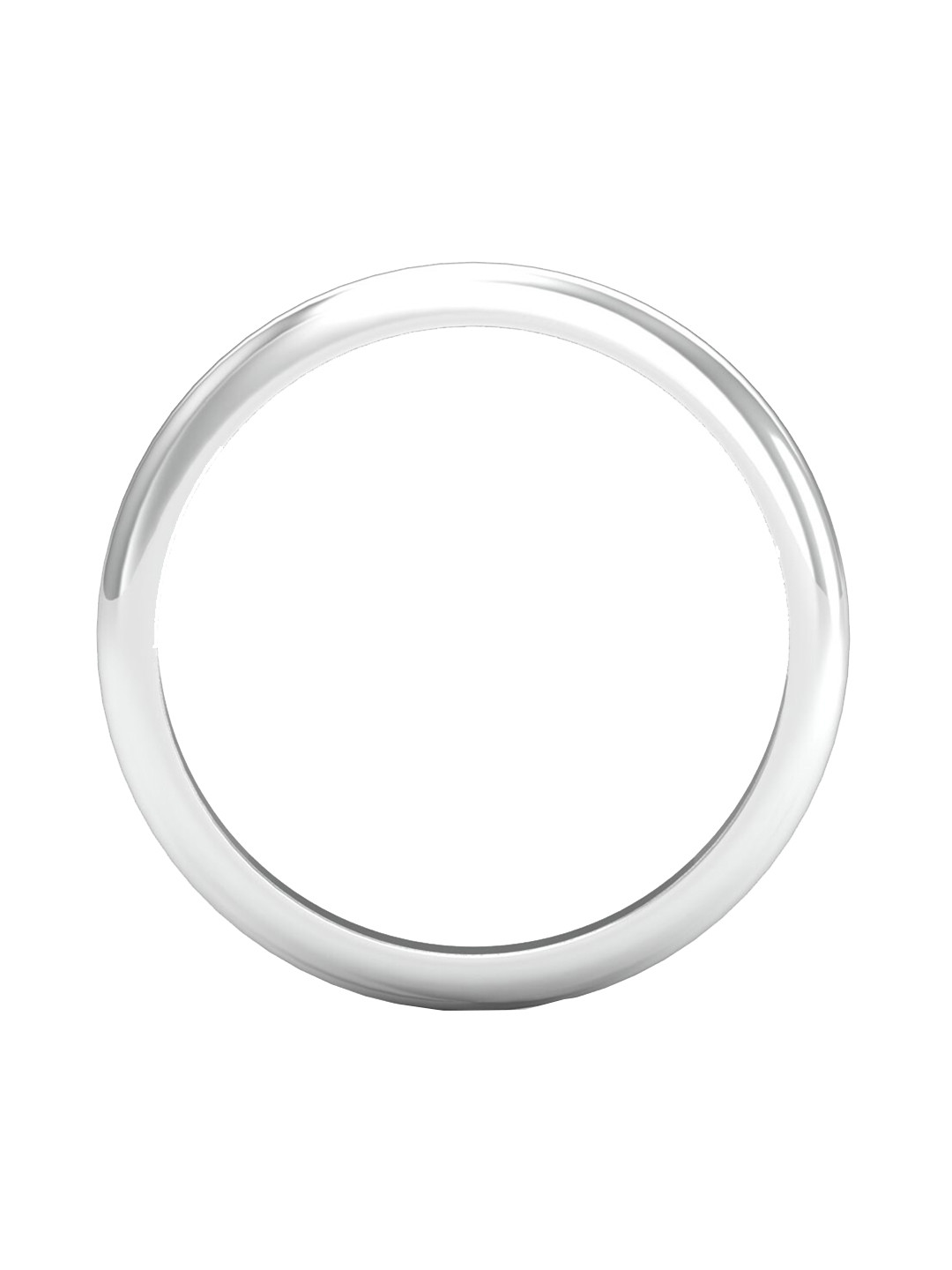 KUBERBOX The Everyday 18KT White Gold Finger Ring-2.28gm