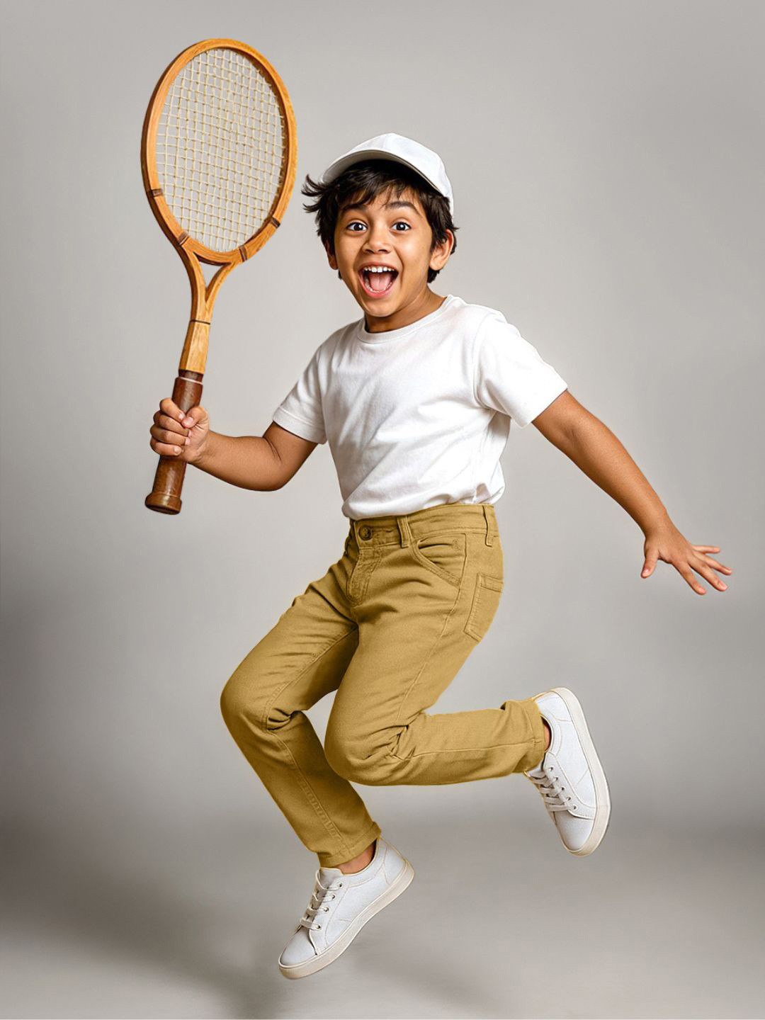 TALES & STORIES Boys Slim Fit Chino Trousers