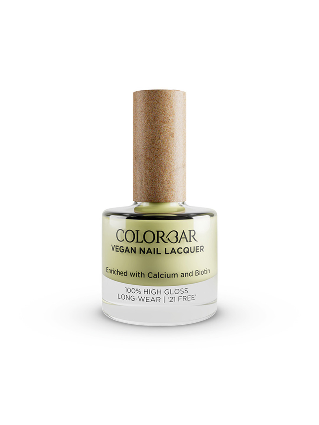 Colorbar Joyful Tone High Gloss Vegan Nail Lacquer with Biotin 8ml - Lemon Tart 16