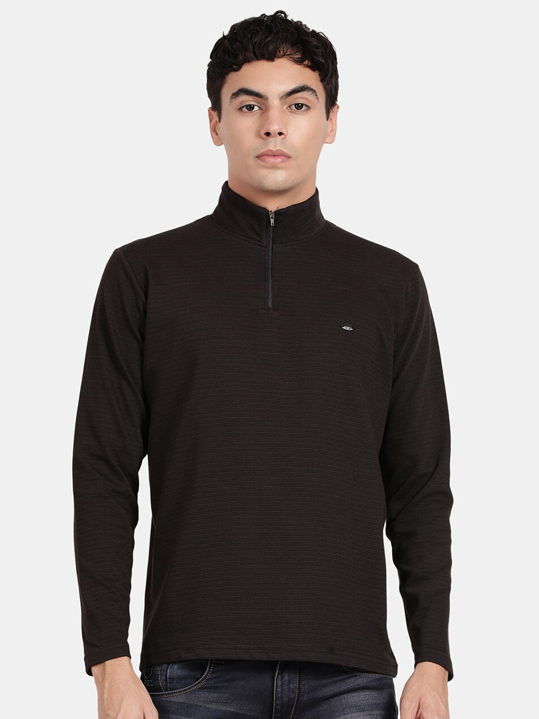 t-base High Neck Long Sleeve T-shirt