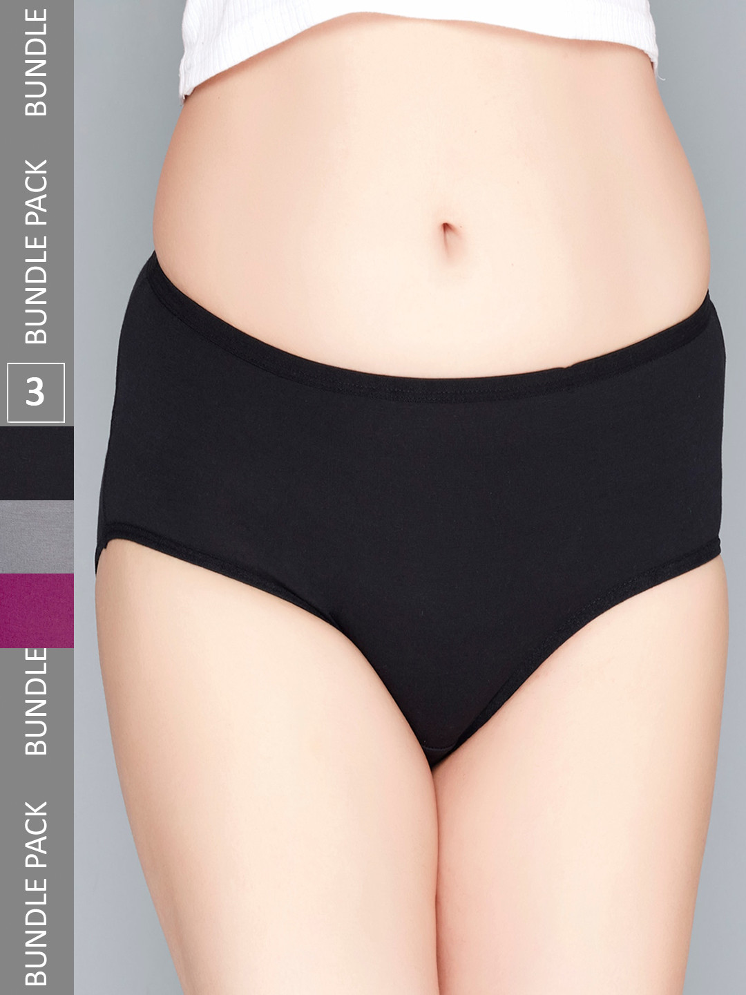 Lady Love Women Pack Of 3 Assorted Briefs LLHB1101