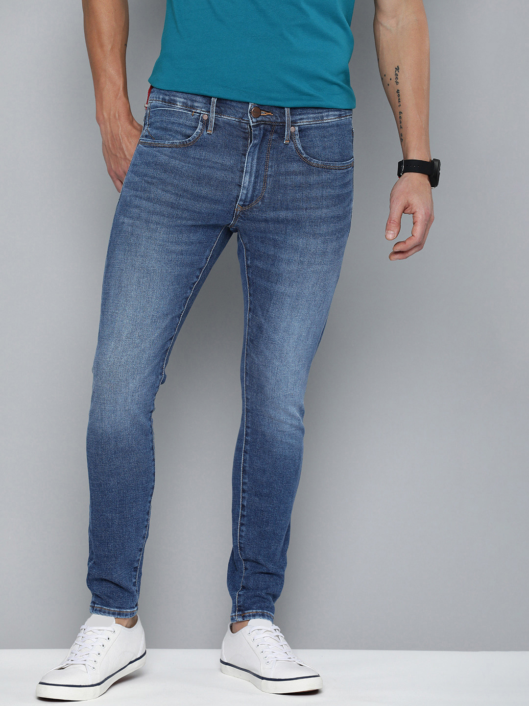 Levis Redloop Men Skinny Taper Fit Light Fade Stretchable Jeans