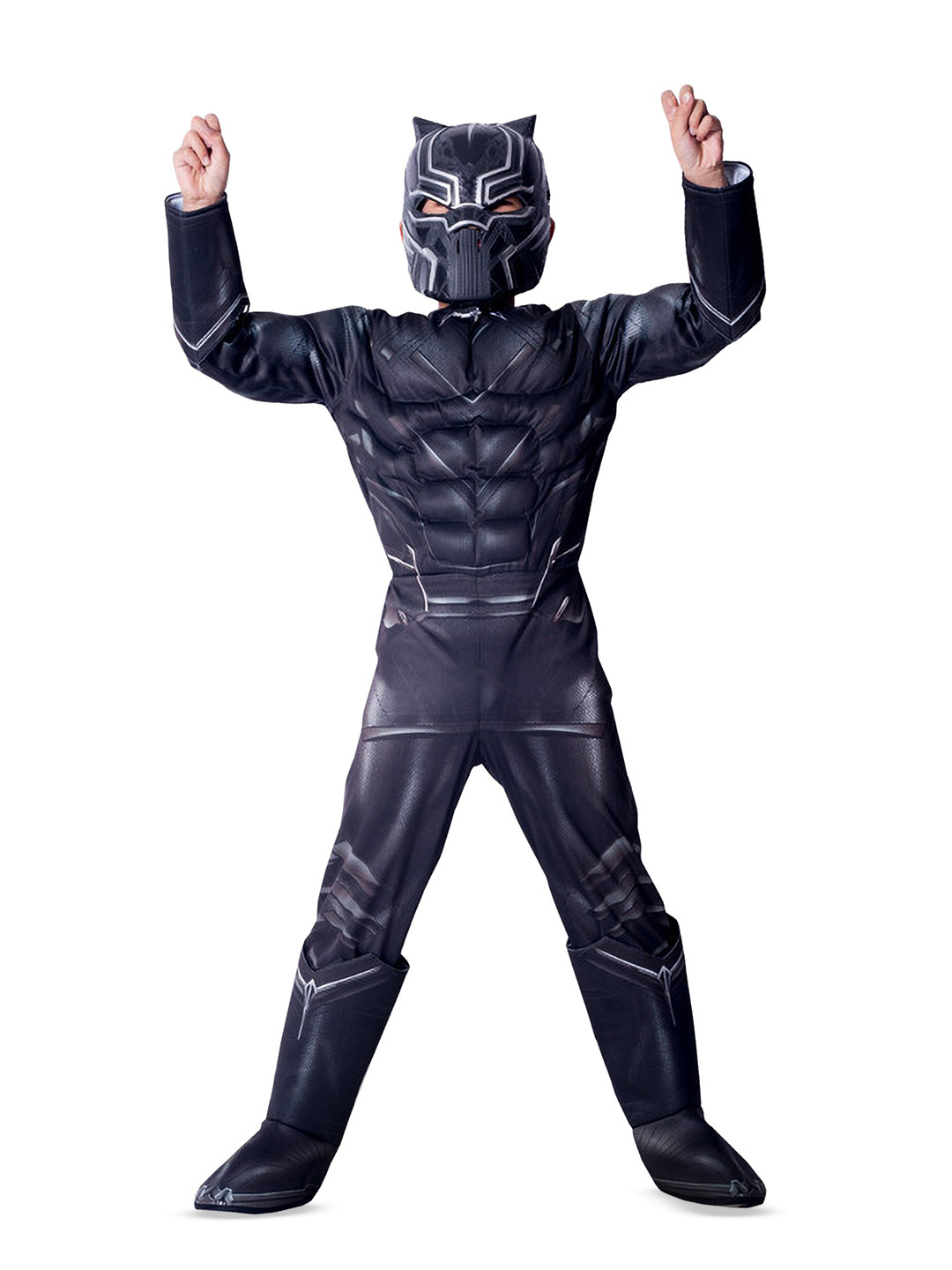 JENNA Kids Halloween Black Panther Costume With Face Mask
