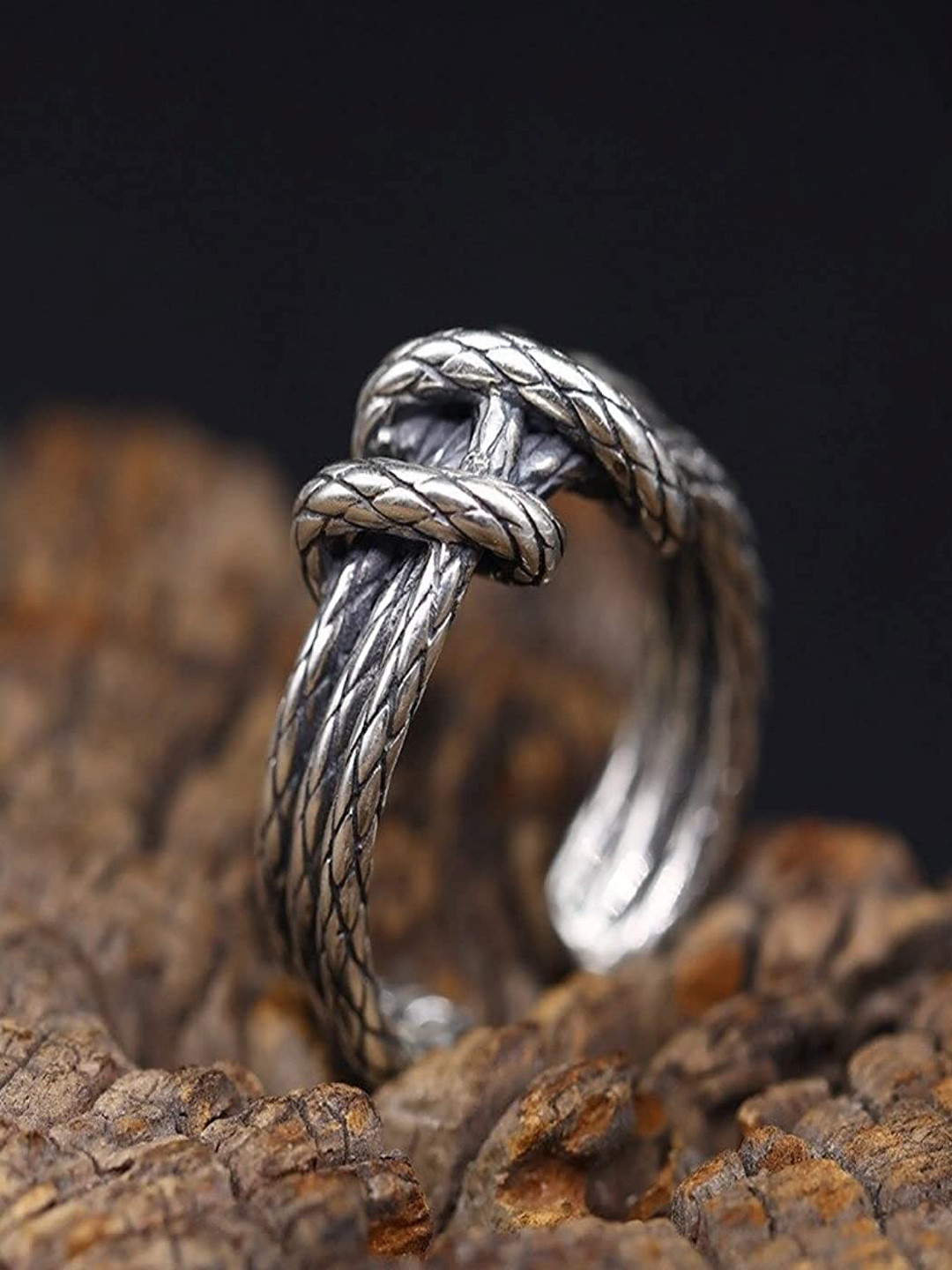 MEENAZ Dragon Claw Stainless Steel Ring