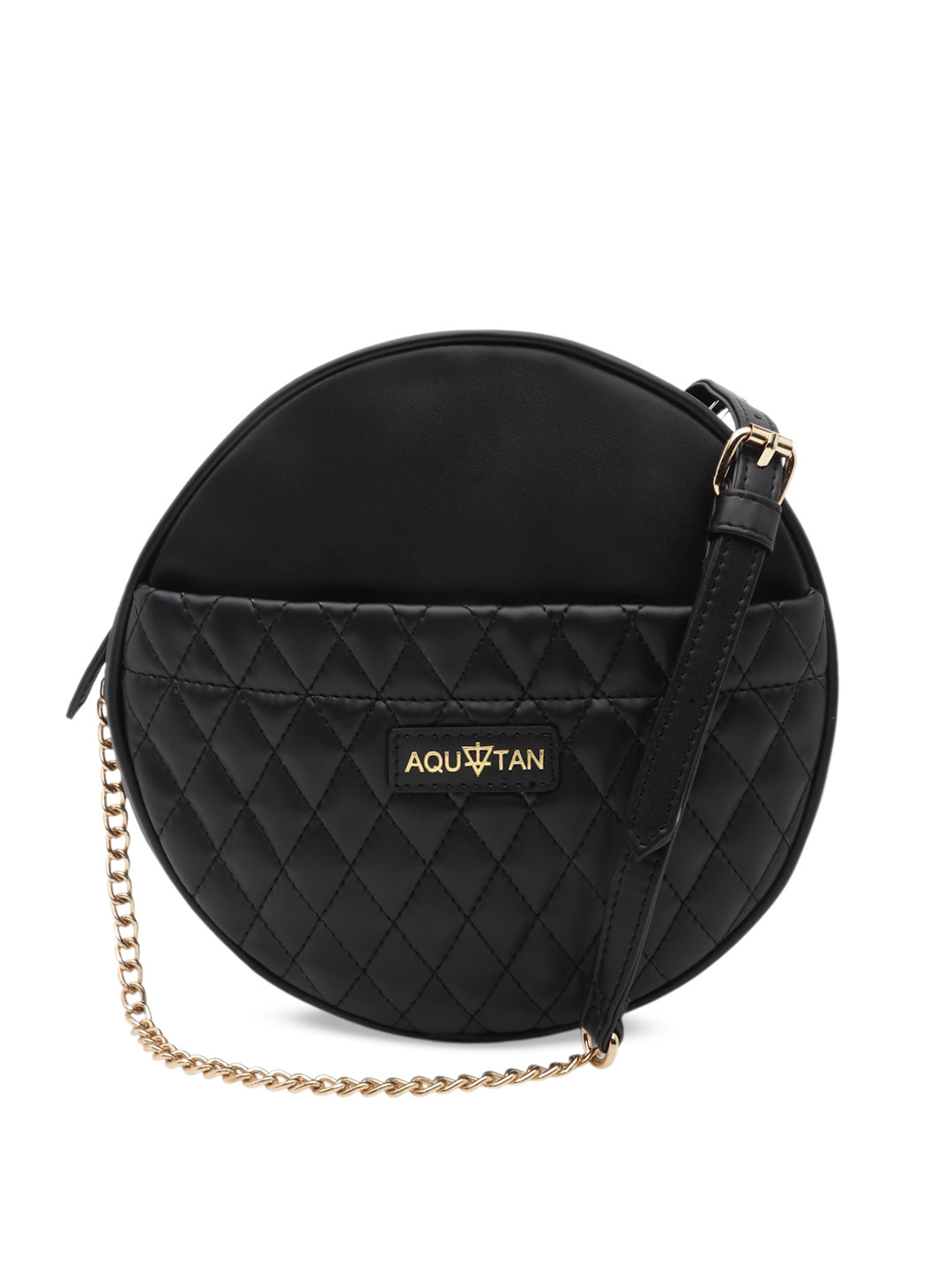 AQUATAN Textured Quilted Structured Small Sling Bag