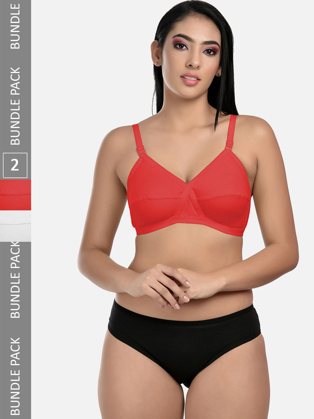 StyFun Pack Of 2 Non-Padded Lingerie Set