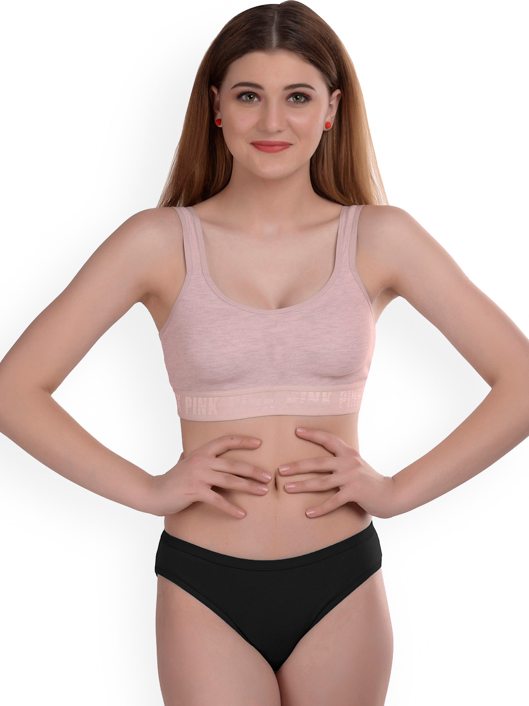 AROUSY Cotton Lingerie SetGayla Set_Pink_32