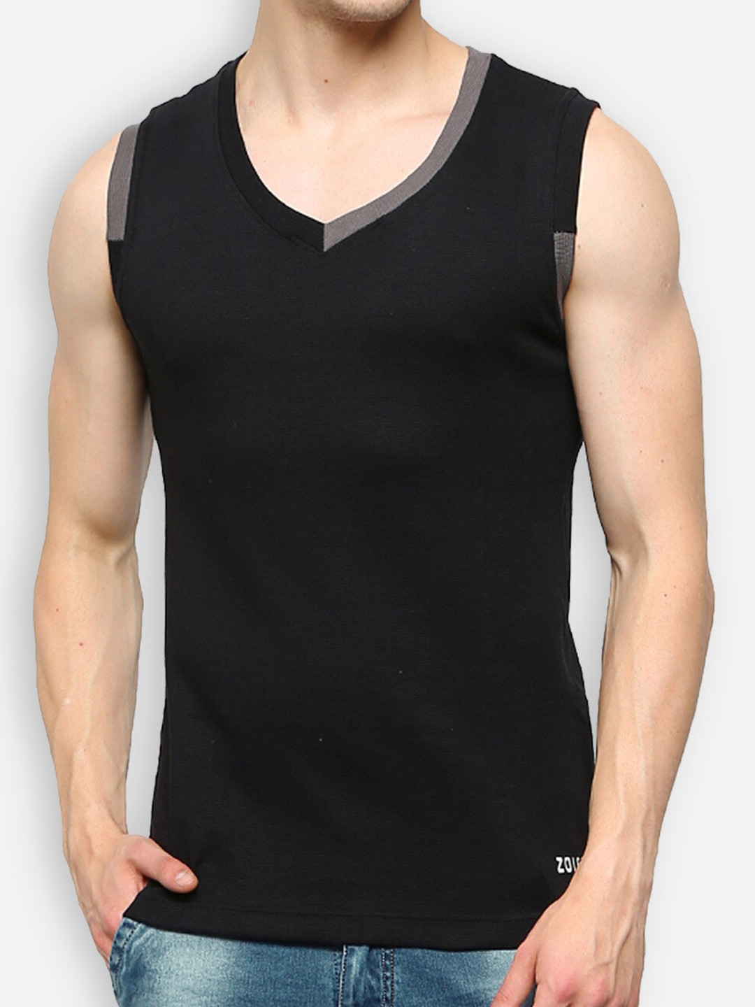 Zoiro Cotton V-Neck Innerwear Vest
