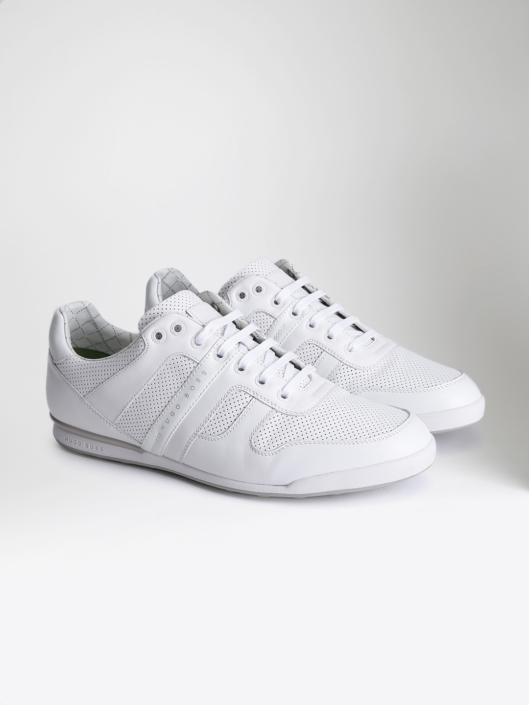boss white shoes