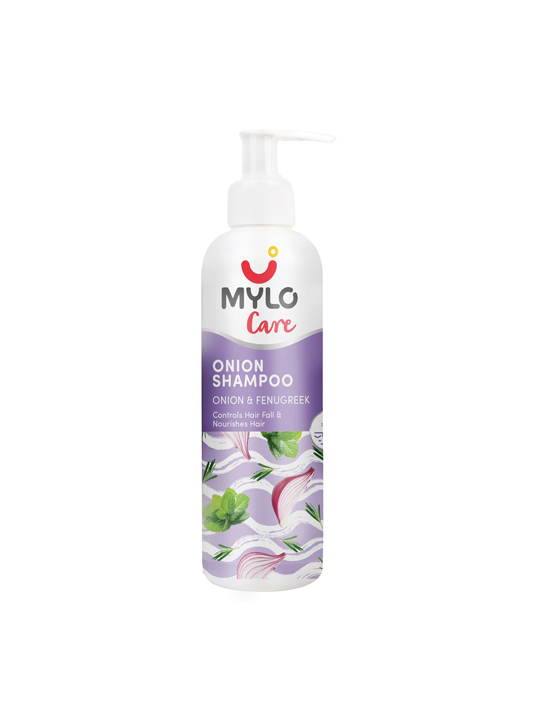 Mylo Onion Shampoo with Amla & Methi Oil To Reduce Hair Breakage & Hair Fall - 200ml