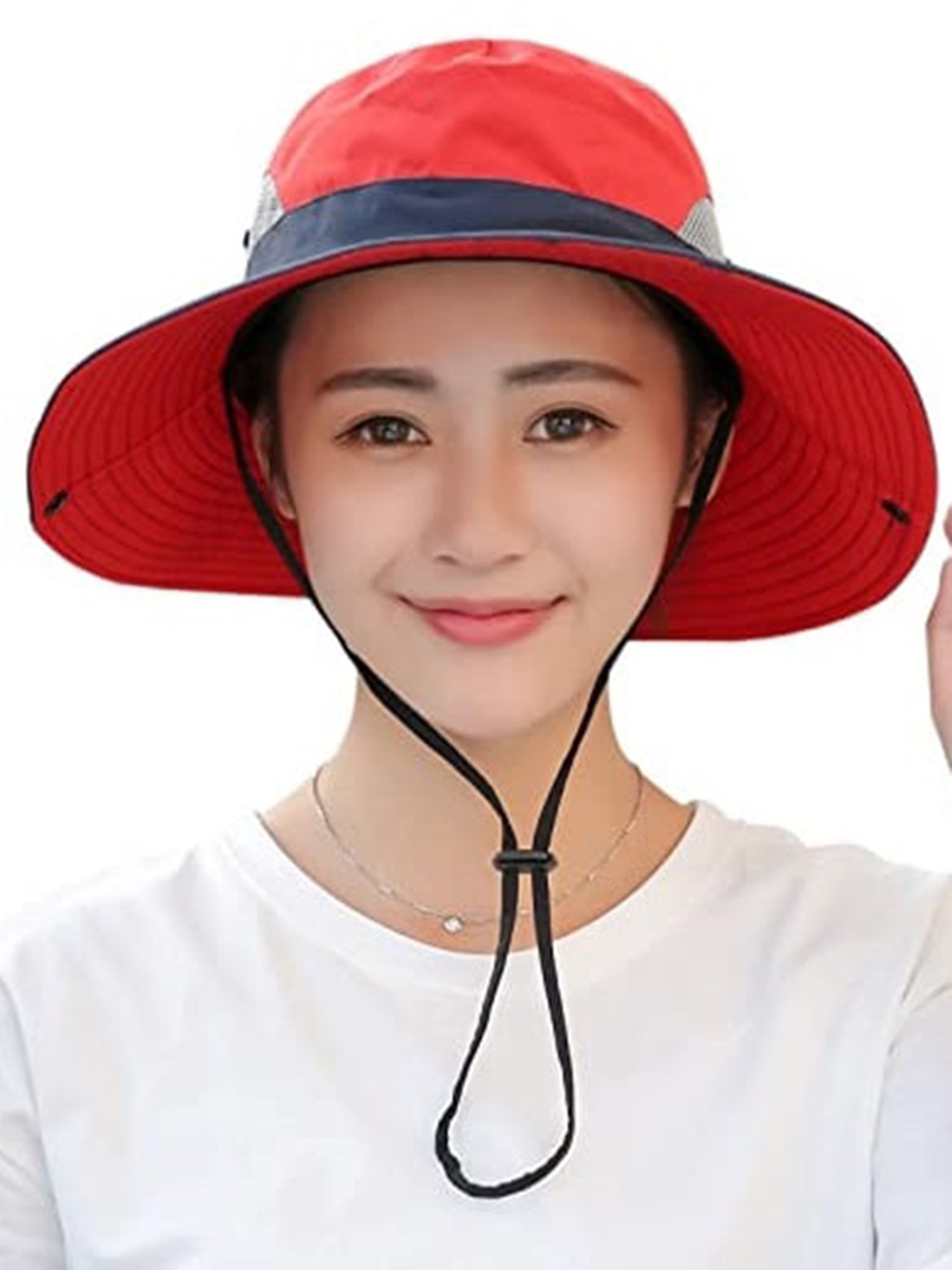 Alexvyan Women Colourblocked Sun Hat