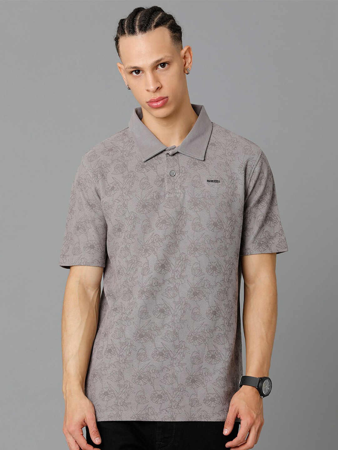 Voi Jeans Polo Collar Cotton T-shirt