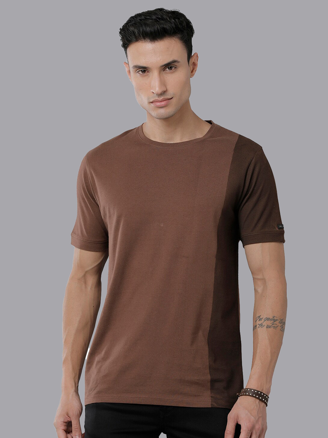 Voi Jeans Round Neck Pure Cotton T-shirt