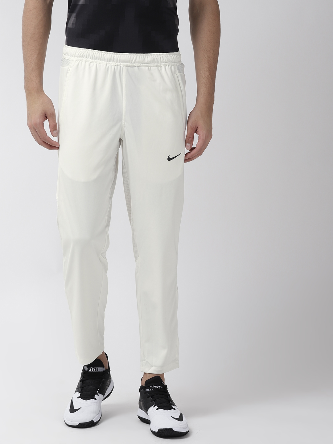 Sport Sun Polyester OffWhite Cricket Track Pants