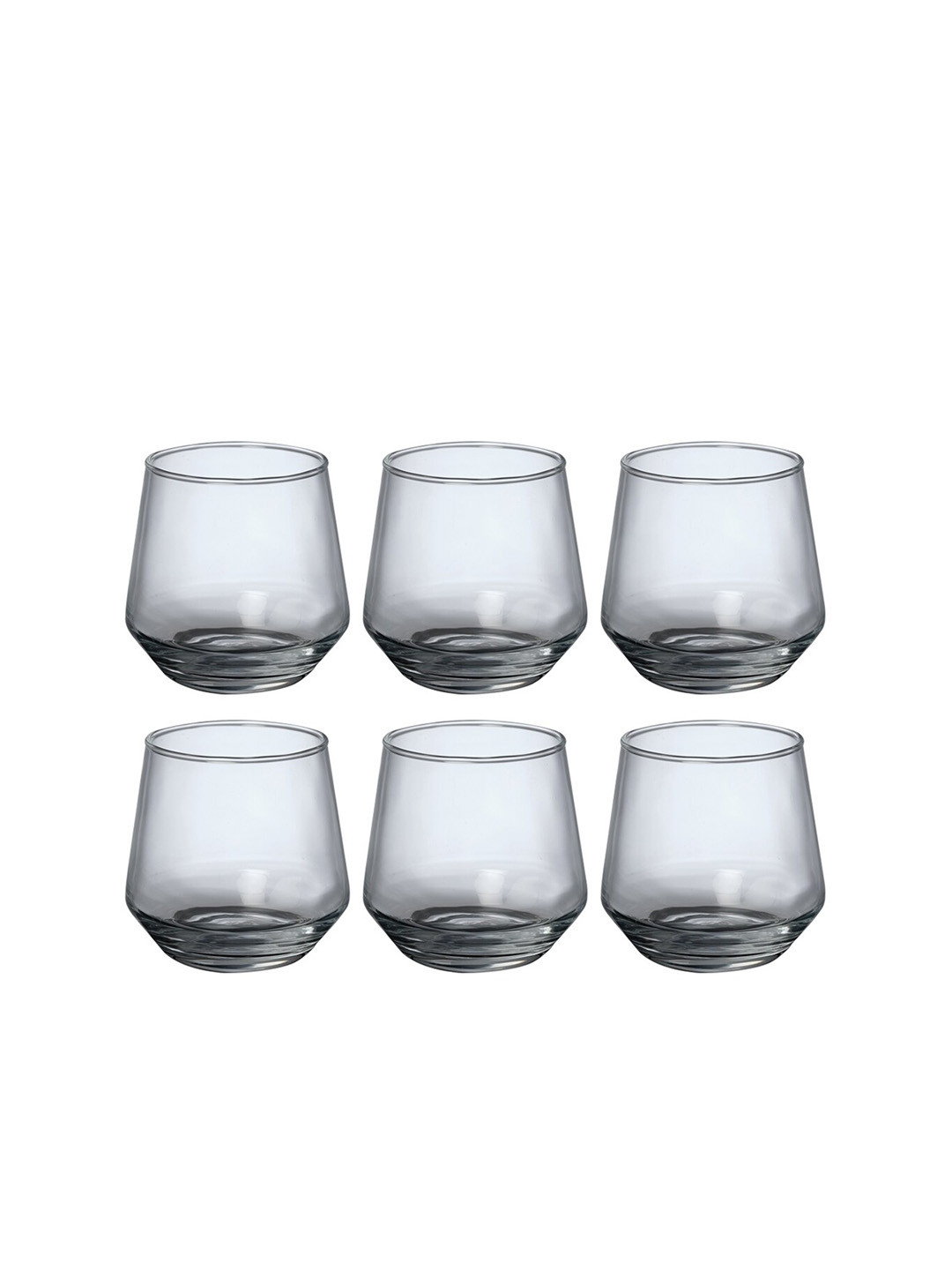 ceradeco 6-Pieces Transparent Whisky Glasses