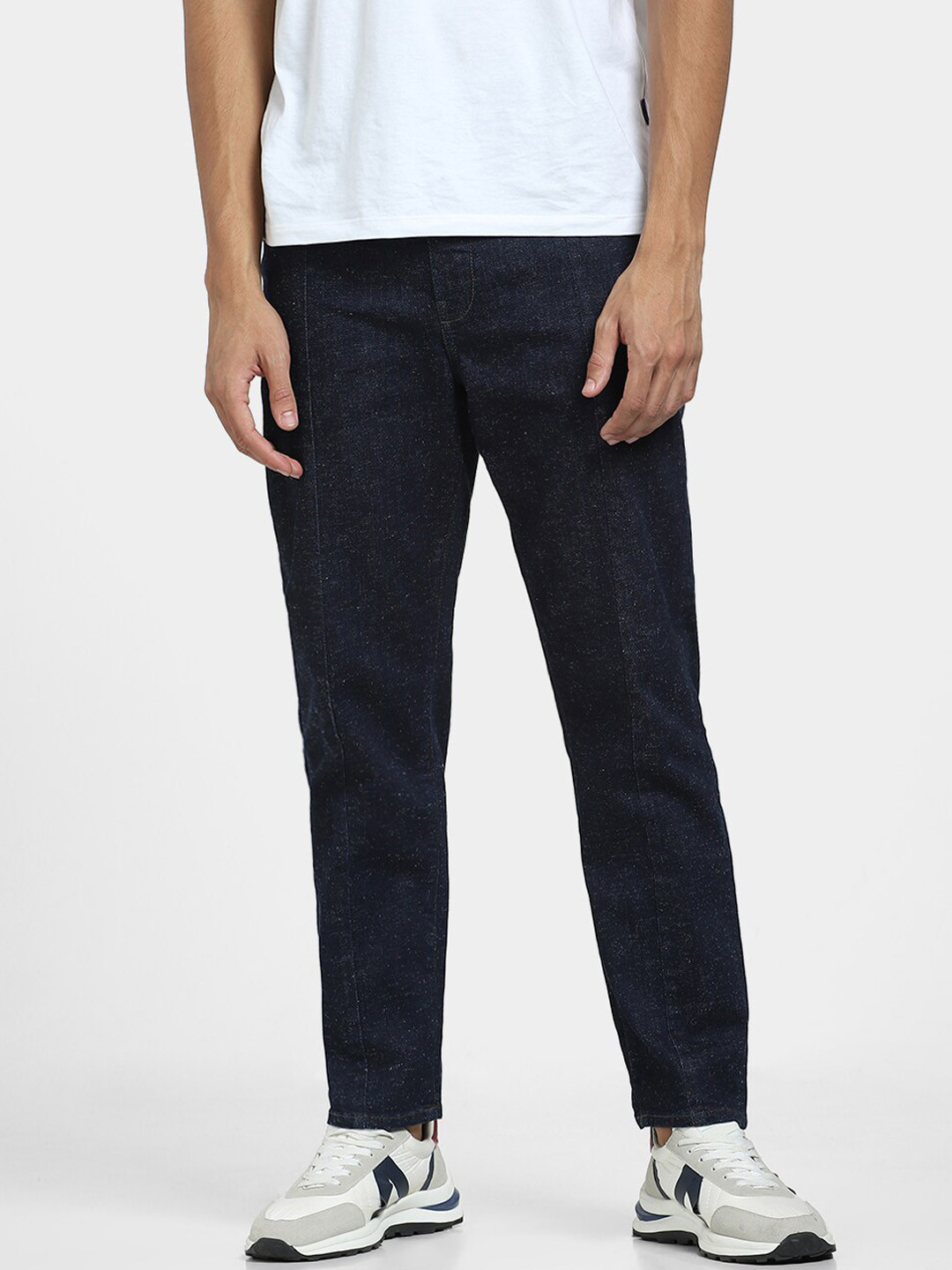 Jack & Jones Men Low-Rise Clean Look Stretchable Jeans