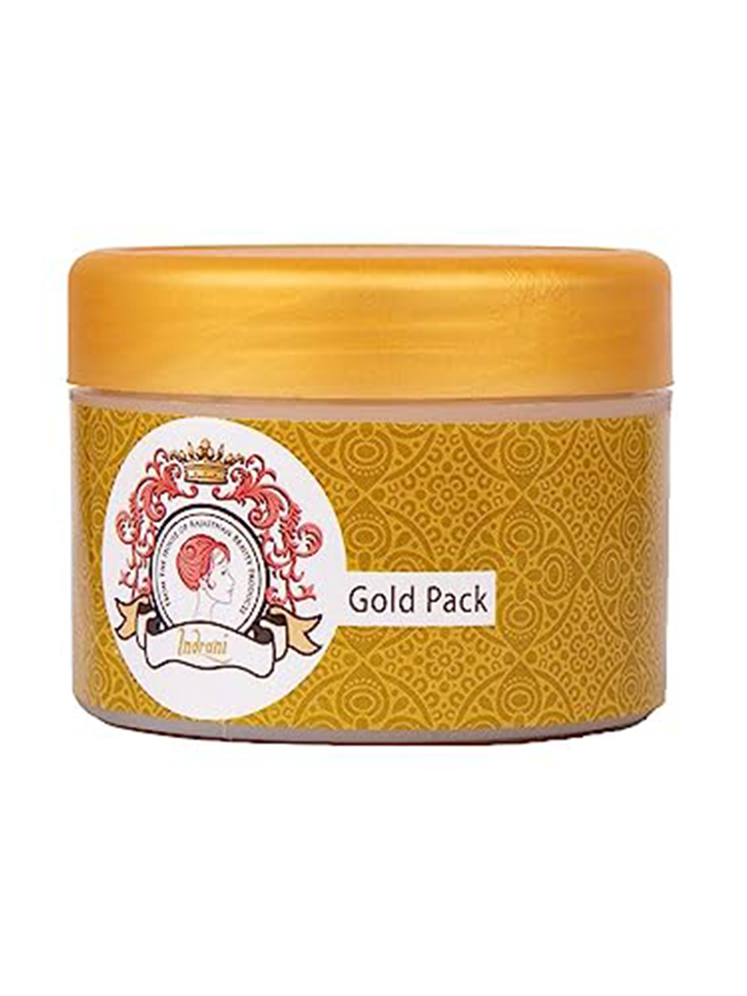 Indrani Cosmetics Natural Glow Gold Pack with Kaolin & Gold Dust - 300 g