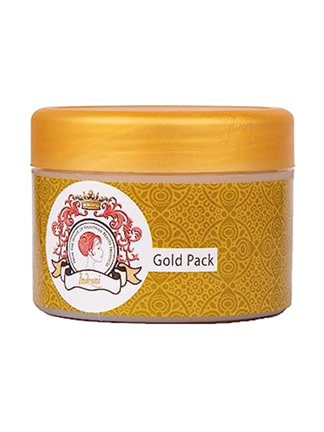 Indrani Cosmetics Natural Glow Gold Pack with Kaolin & Gold Dust - 50 g