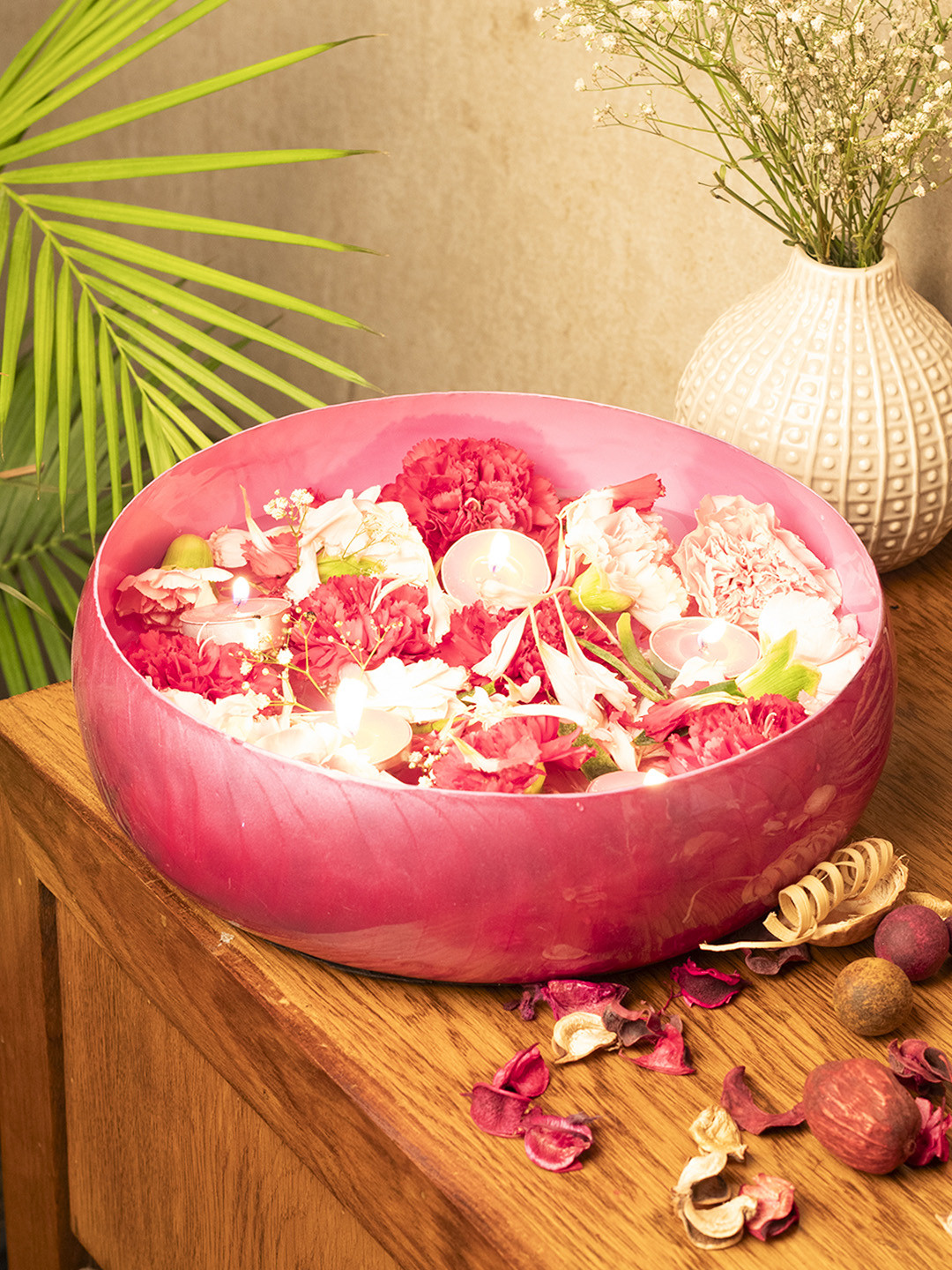 MARKET99 Pink Decorative Bowl