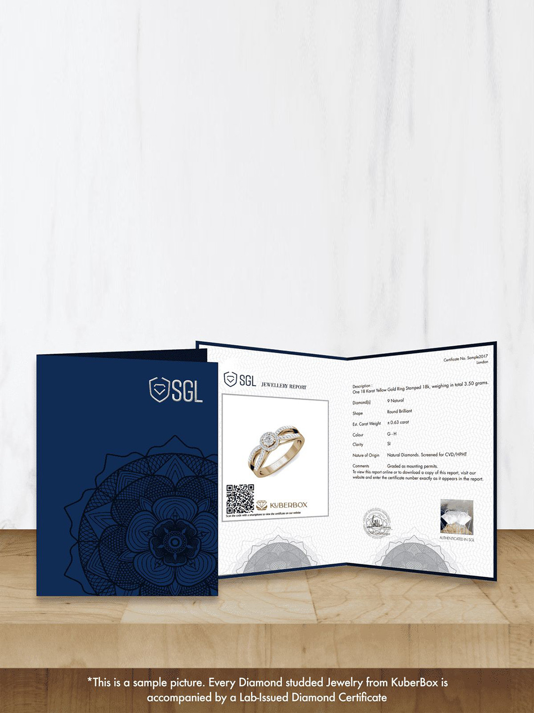 KUBERBOX 18KT White Gold Diamond-Studded Pearl Earrings-1.28gm