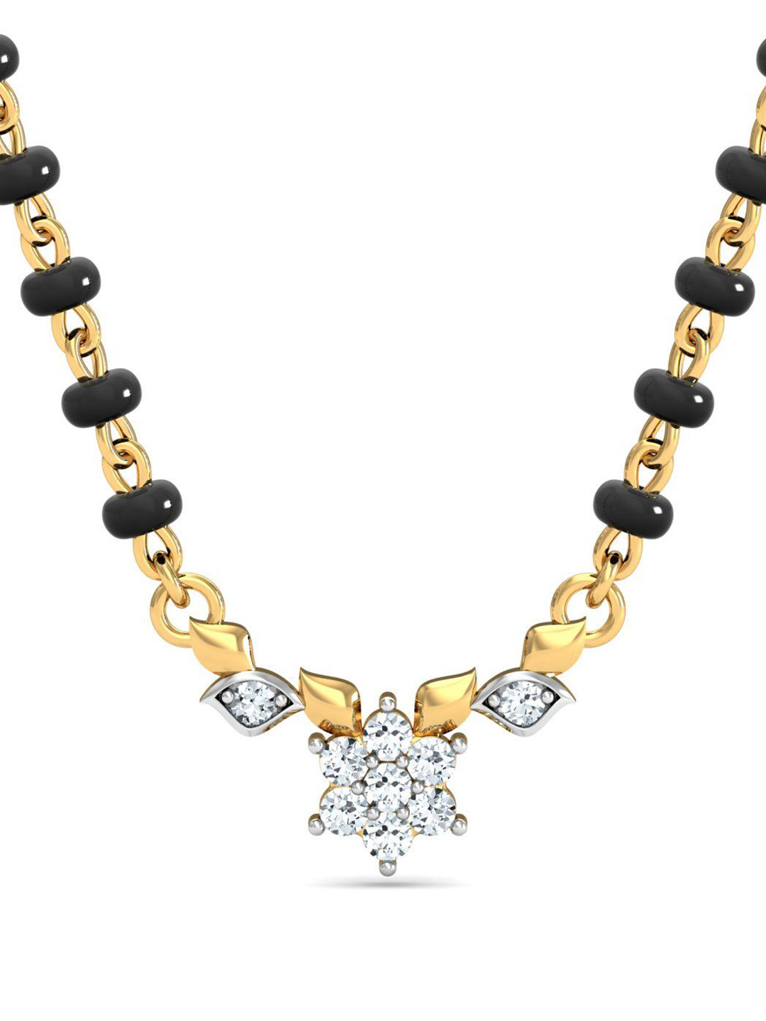 KUBERBOX Avdaat 18KT Gold Mangalsutra Pendant- 0.53gm