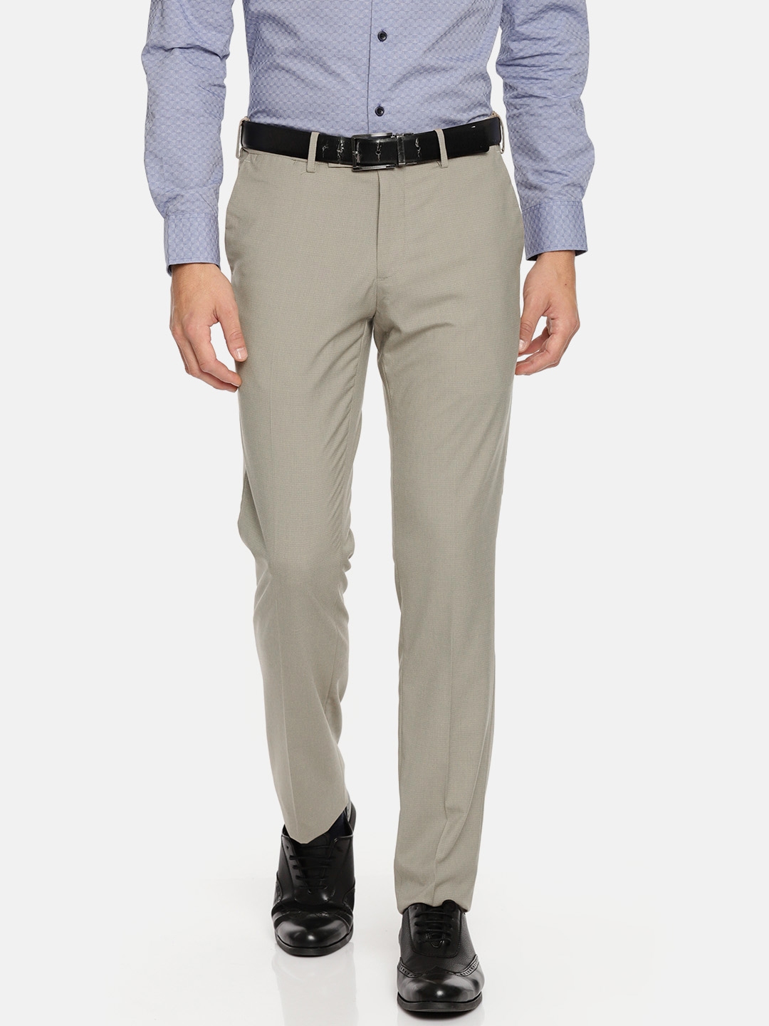 US POLO ASSN Men Beige Mid Rise Solid Formal Trousers Buy US POLO ASSN  Men Beige Mid Rise Solid Formal Trousers Online at Best Price in India   NykaaMan