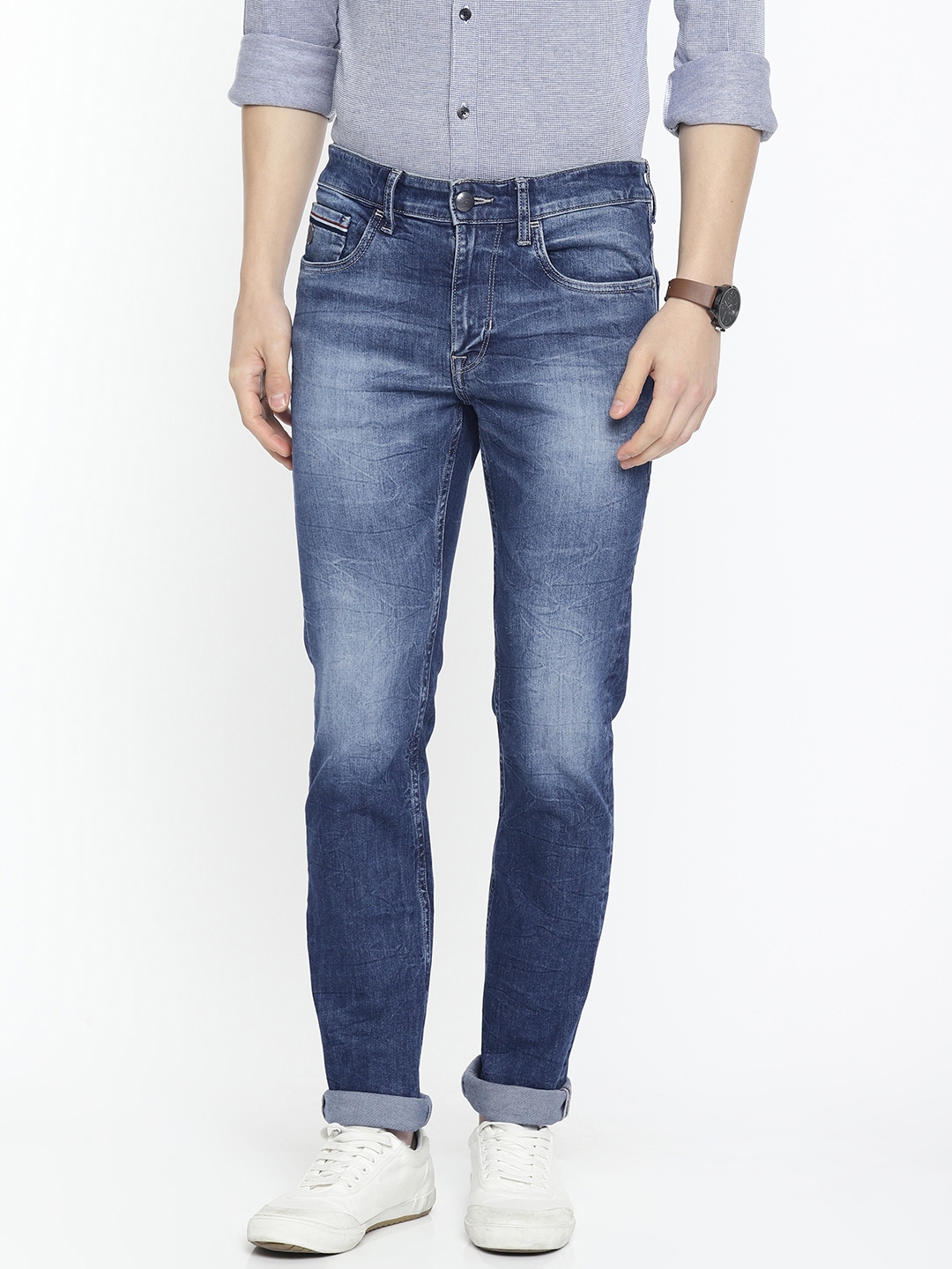 denim co men's skinny jeans